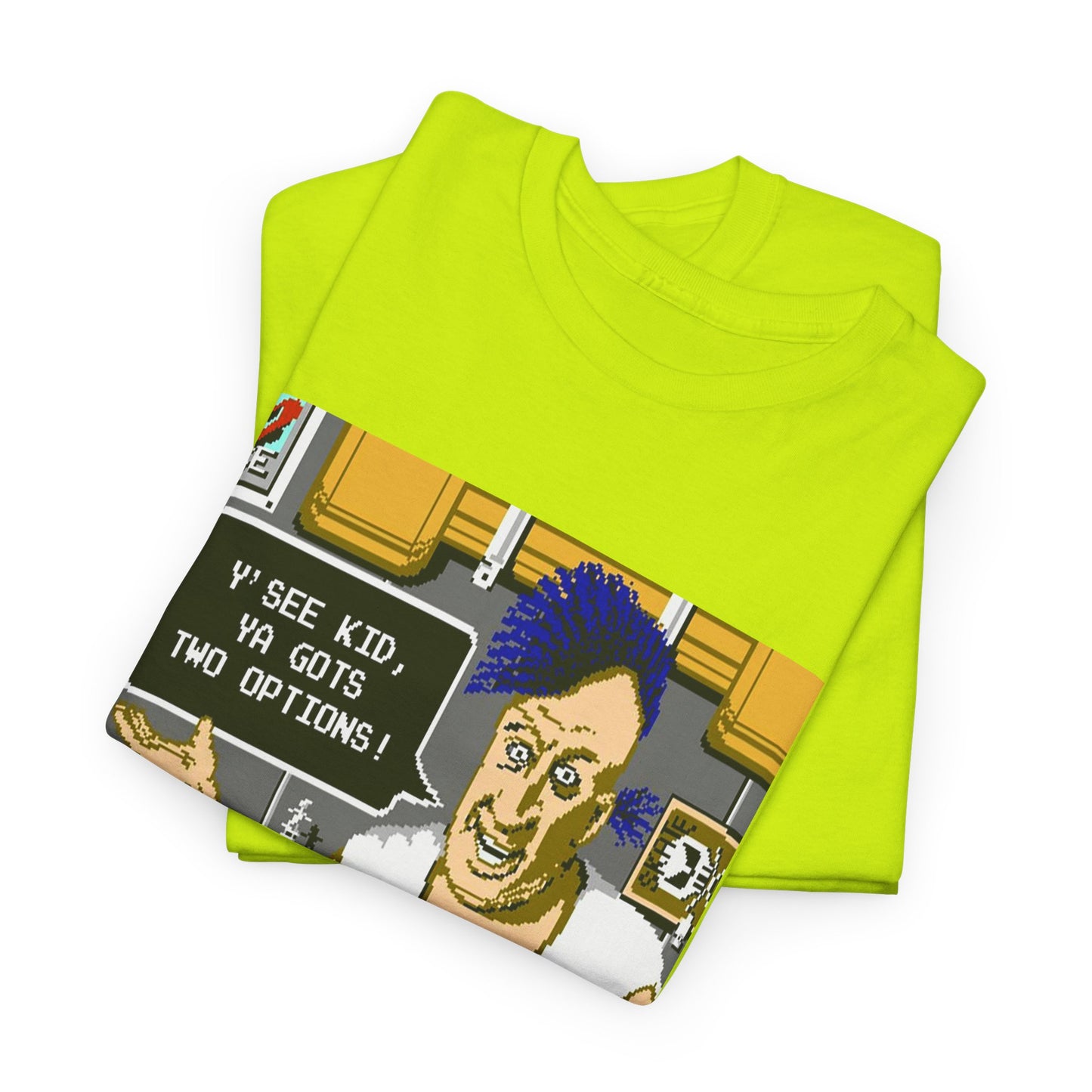 1987 skate or die! video game ya gots two options tshirt