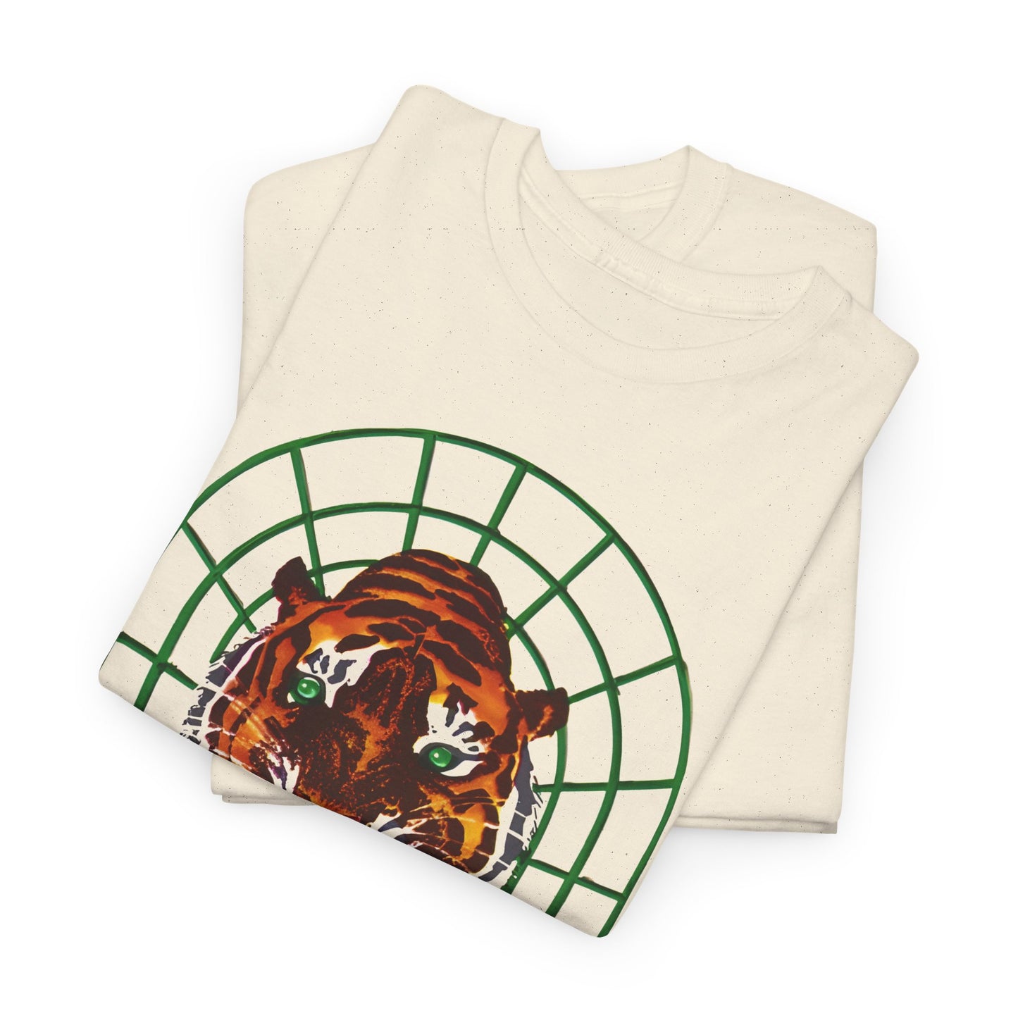 vintage hungarian calendar card tiger reproduction tshirt