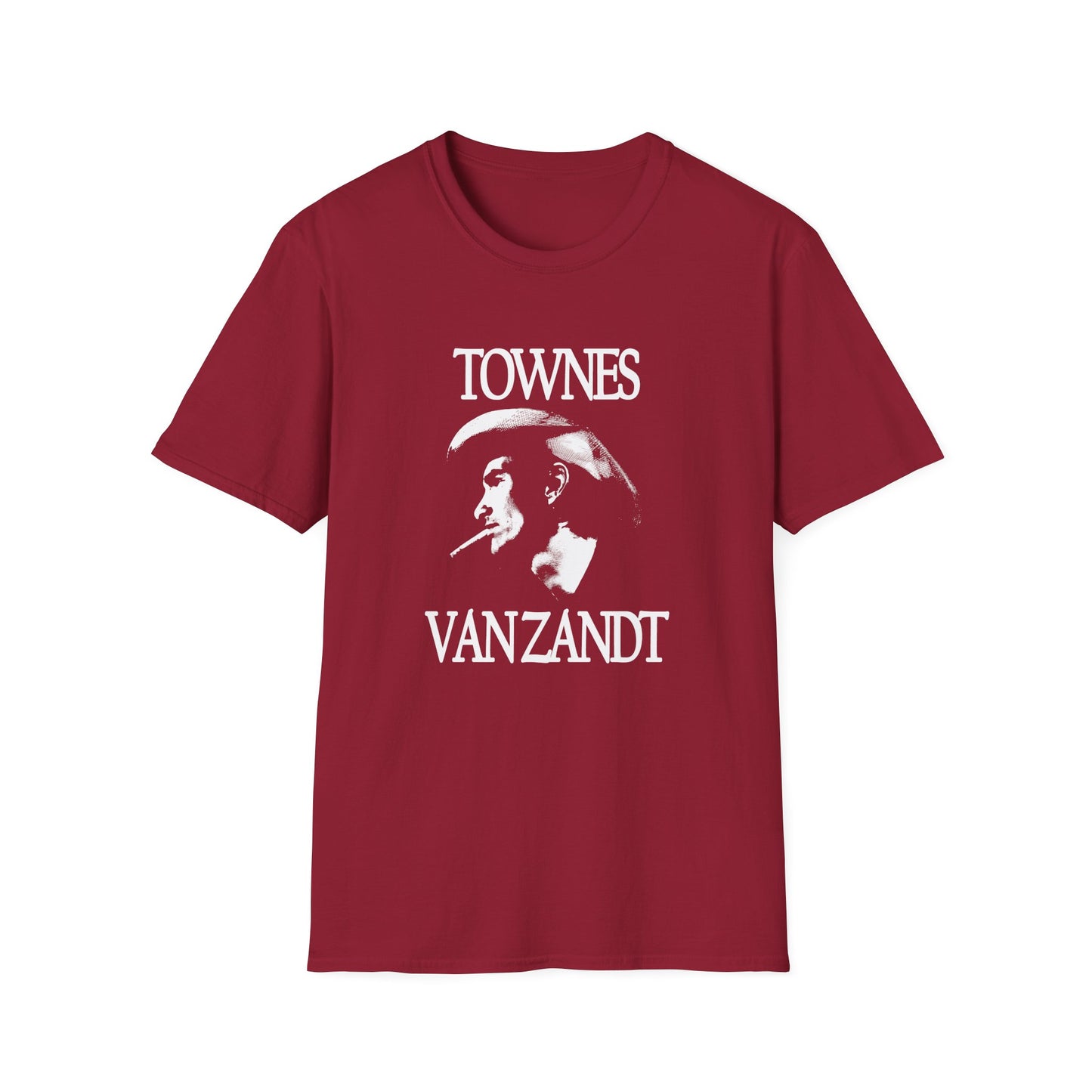 townes van zandt stencil fan art tshirt