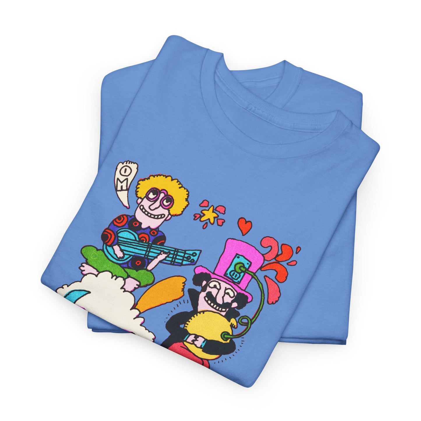 1971 psychedelic mother goose illustration reproduction tshirt