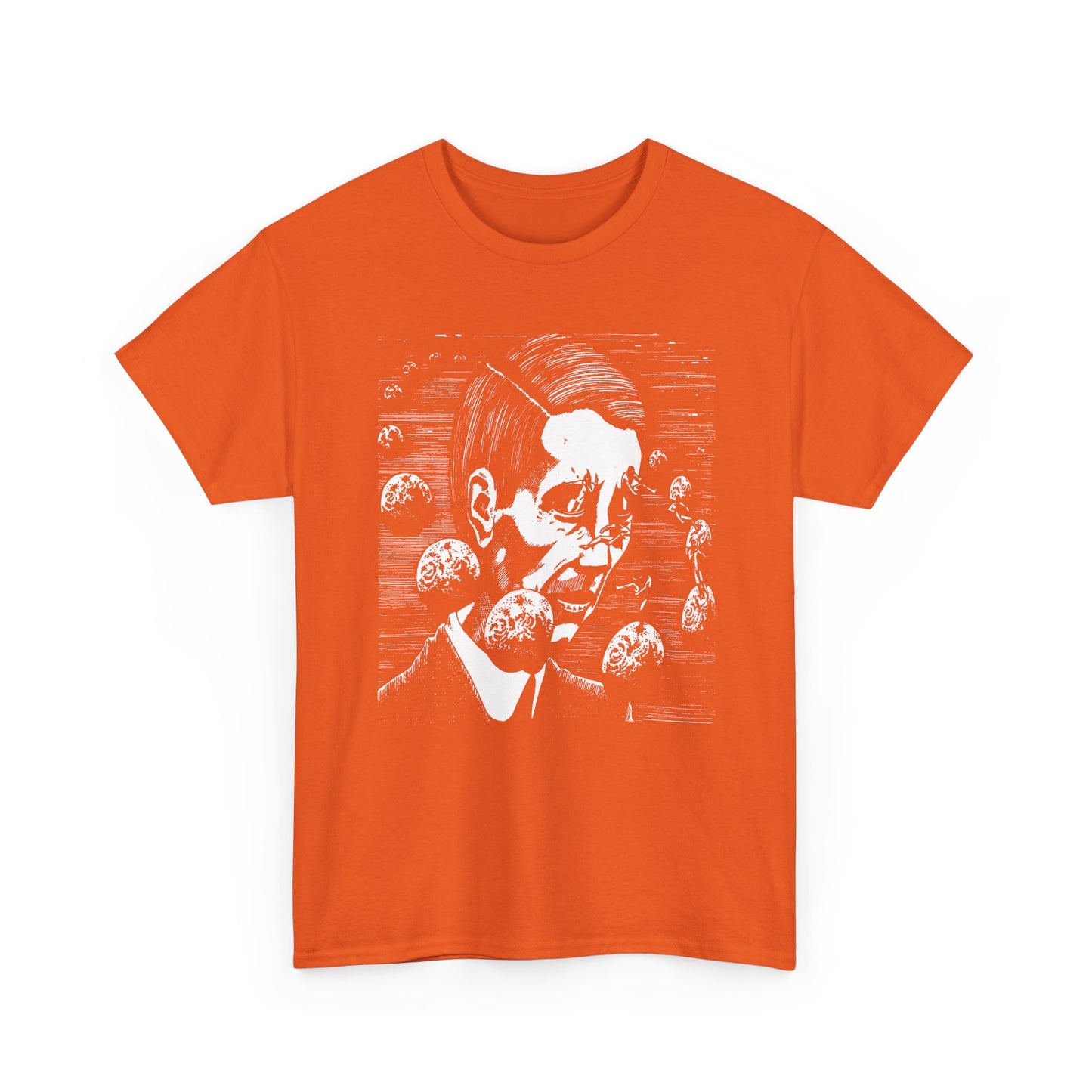 unknown sci fi illustration used in 1980 show poster for joy division reproduction tshirt