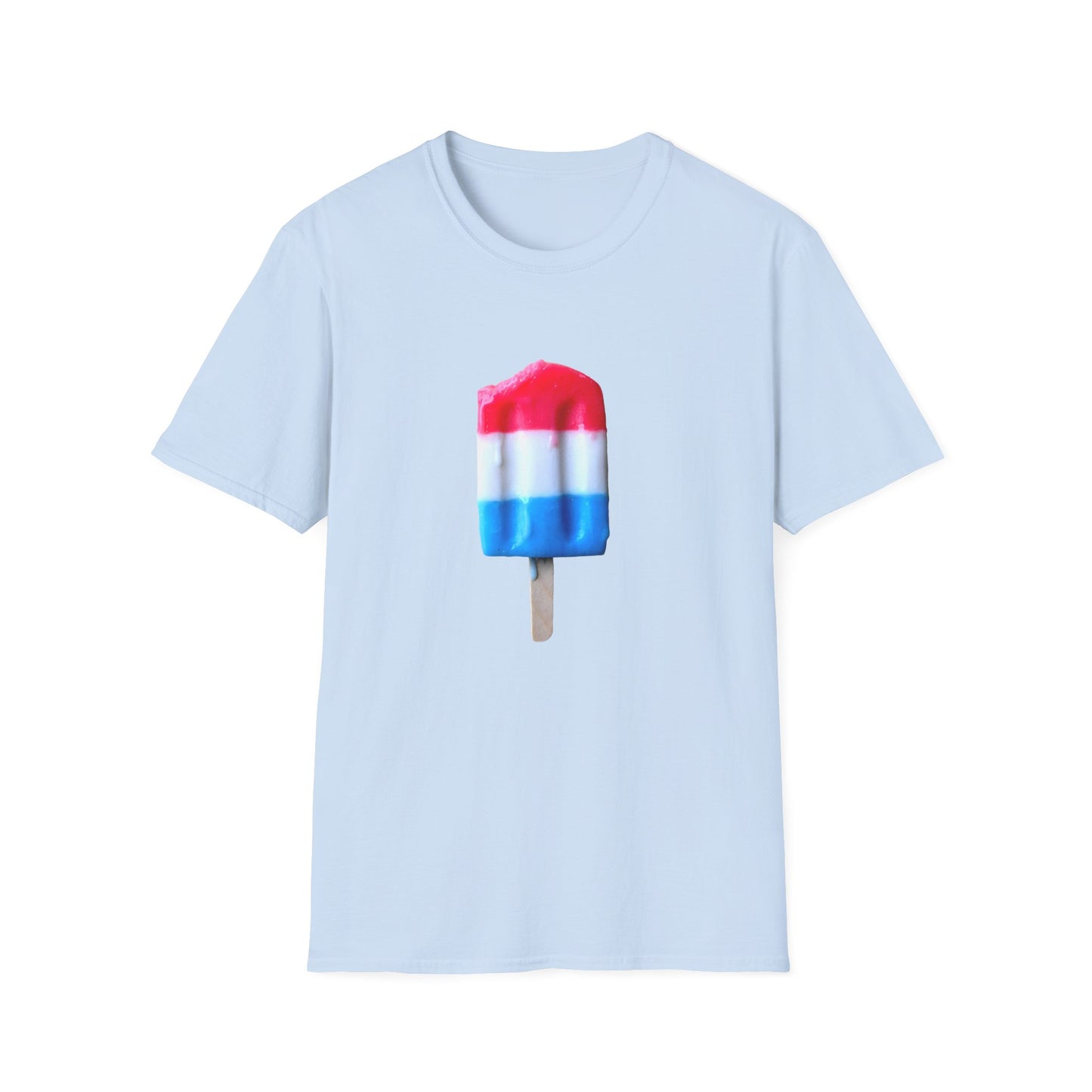 classic red white blue popsicle tshirt