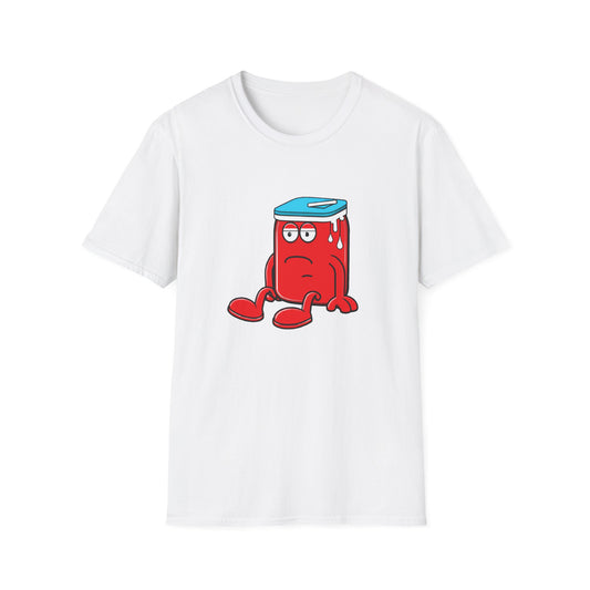 sad wanna be kool aid man juice guy tshirt