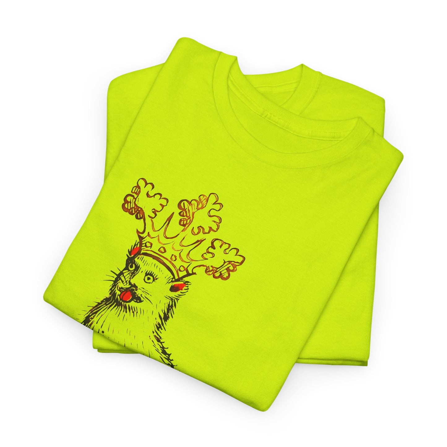 mid 1400s crowned cat from the scheibler armorial manuscript tshirt