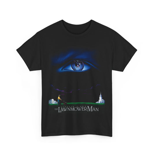 1992 the lawnmower man movie poster tshirt