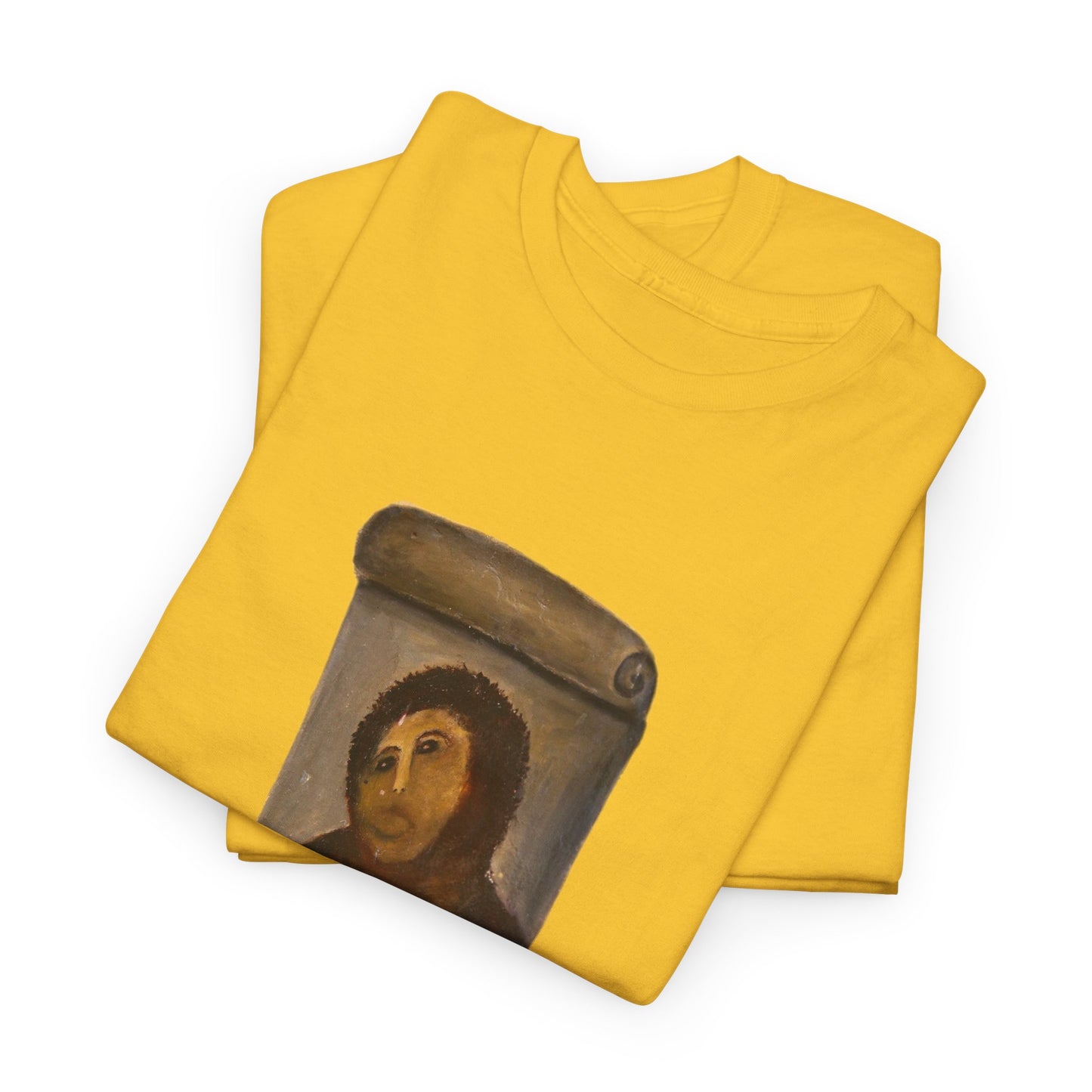 ecce homo botched restoration tshirt behold the monkey tshirt