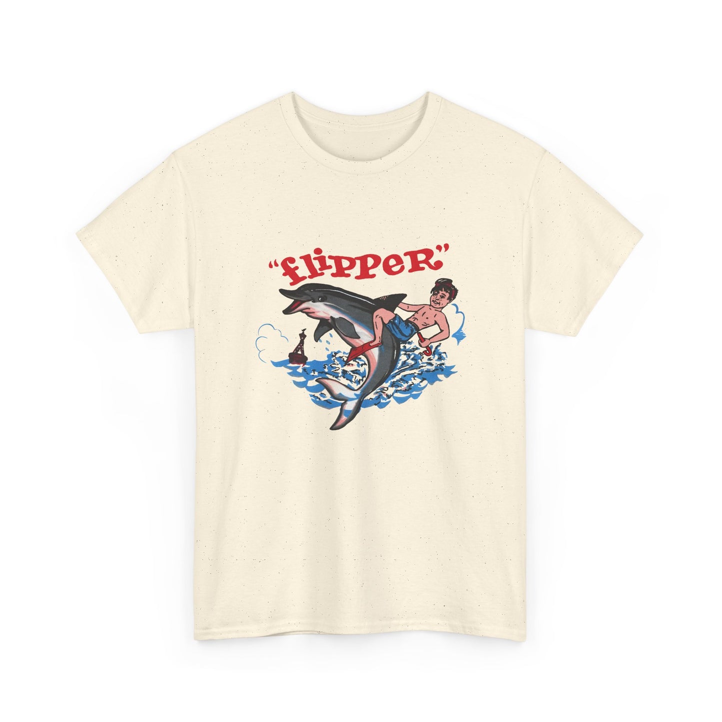 1960s miami seaquarium flipper the dolphin vintage reproduction tshirt