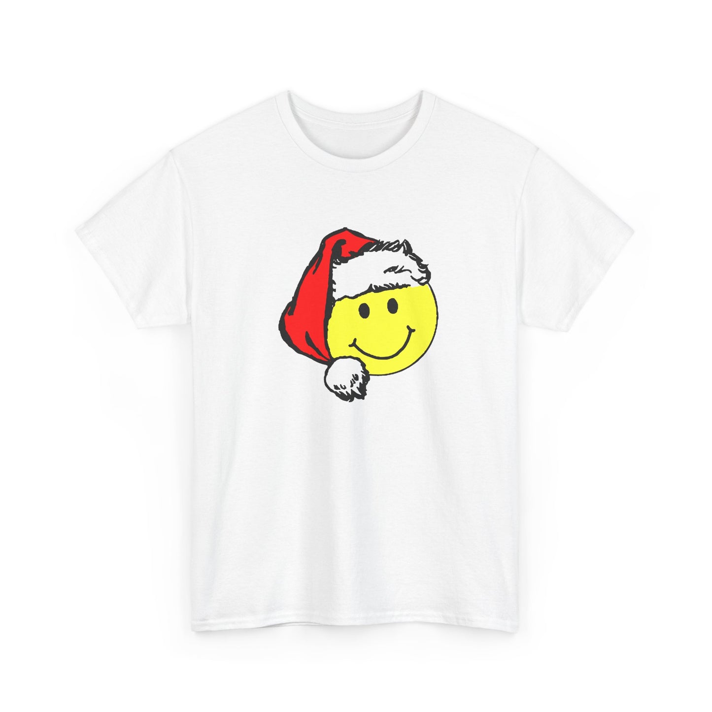 happy face santa 1980s reproduction tshirt