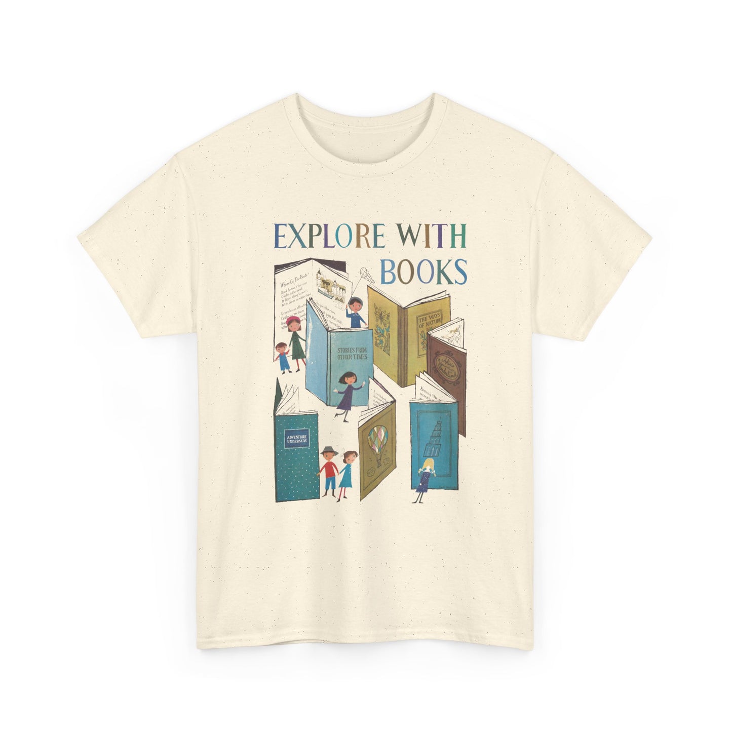1957 book week poster by a&m provensen explore with books tshirt