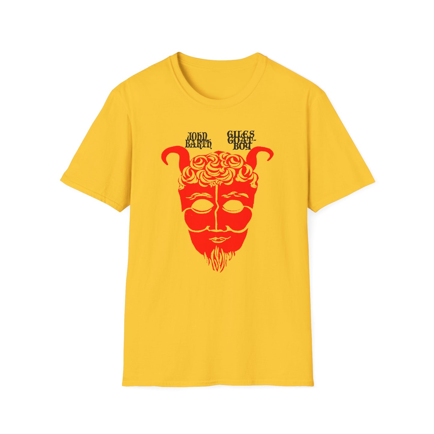 john barth 1966 novel giles goat-boy book cover variant tshirt