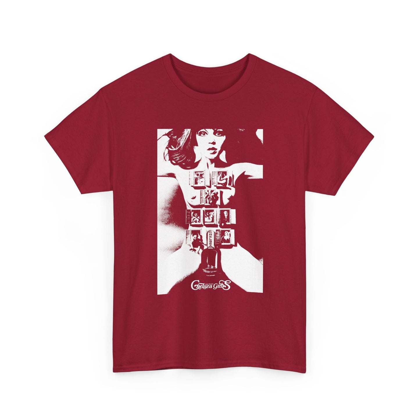 1966 experimental warhol movie chelsea girls movie poster reproduction tshirt