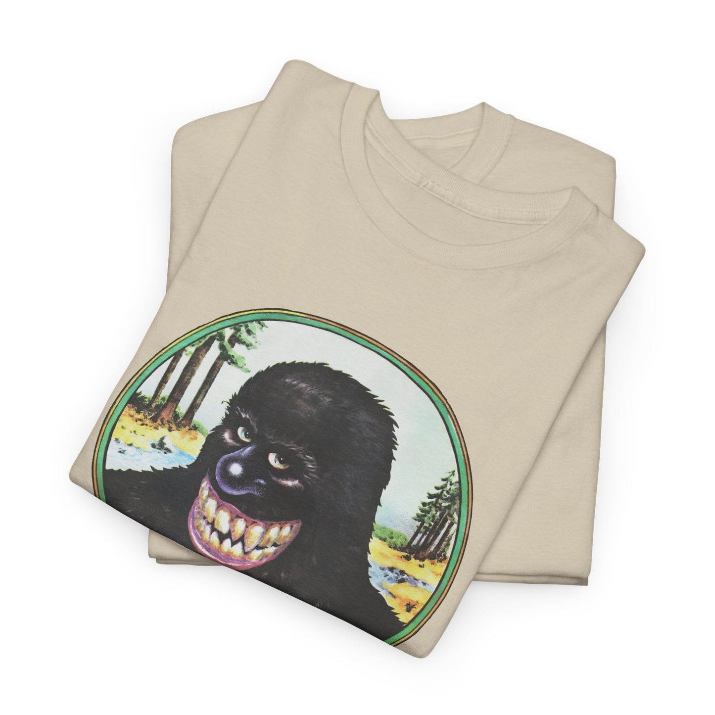 1970s bigfoot vintage graphic custom reproduction tshirt