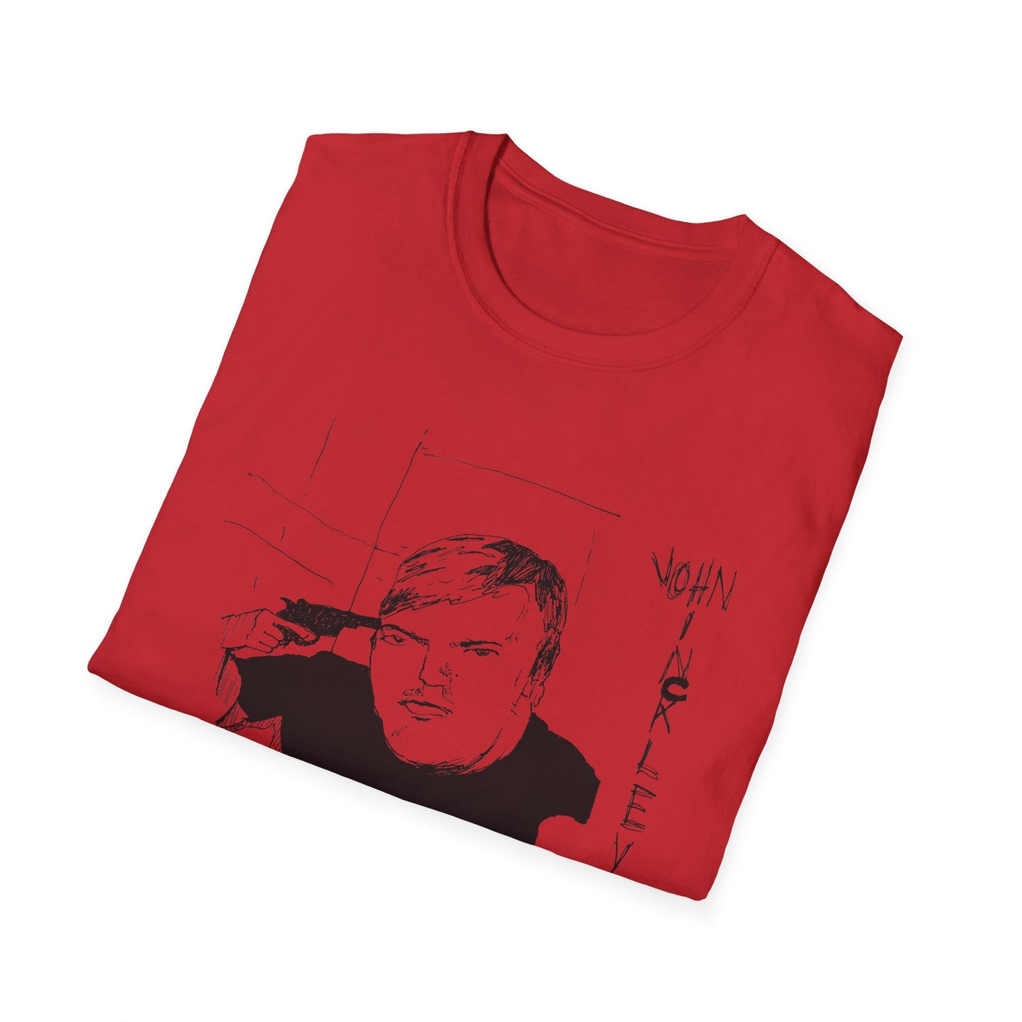 original drawing john hinckley jr. tshirt