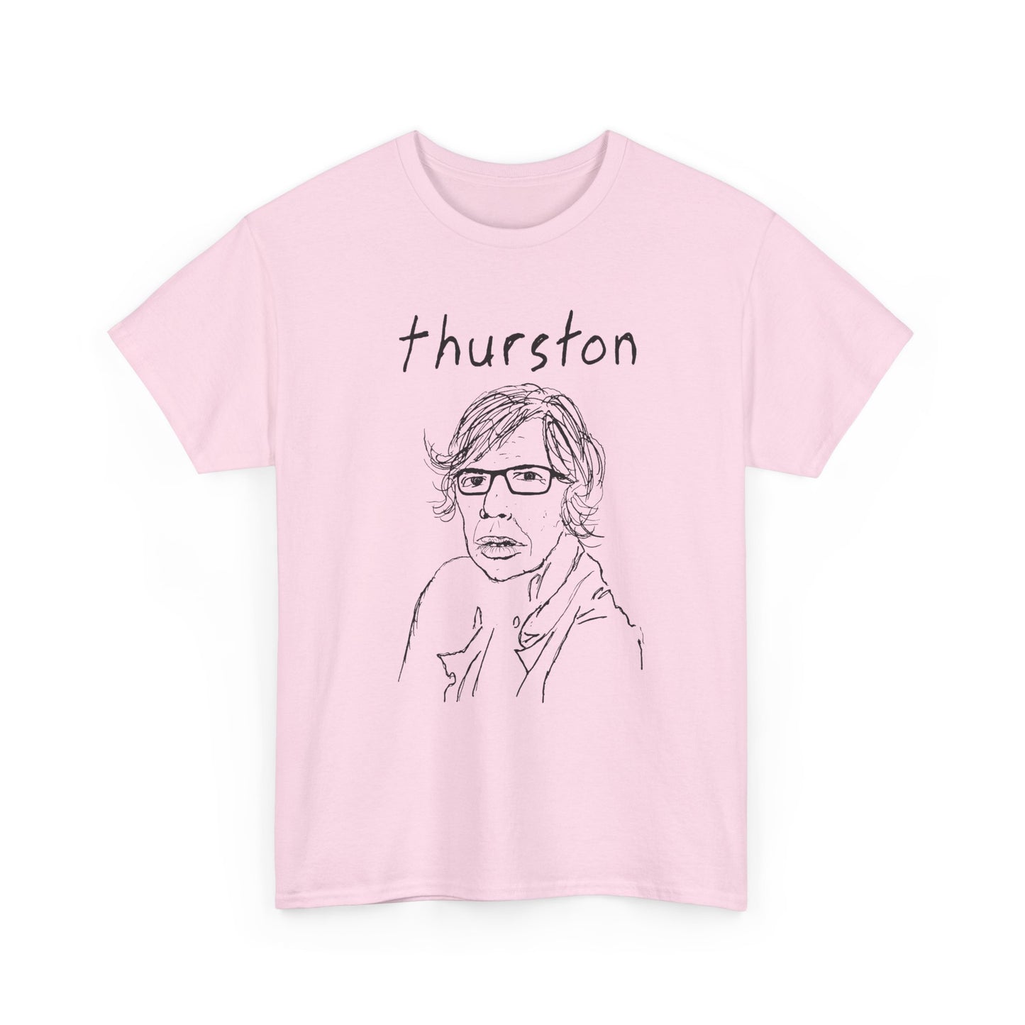 original drawing thurston moore with name tshirt