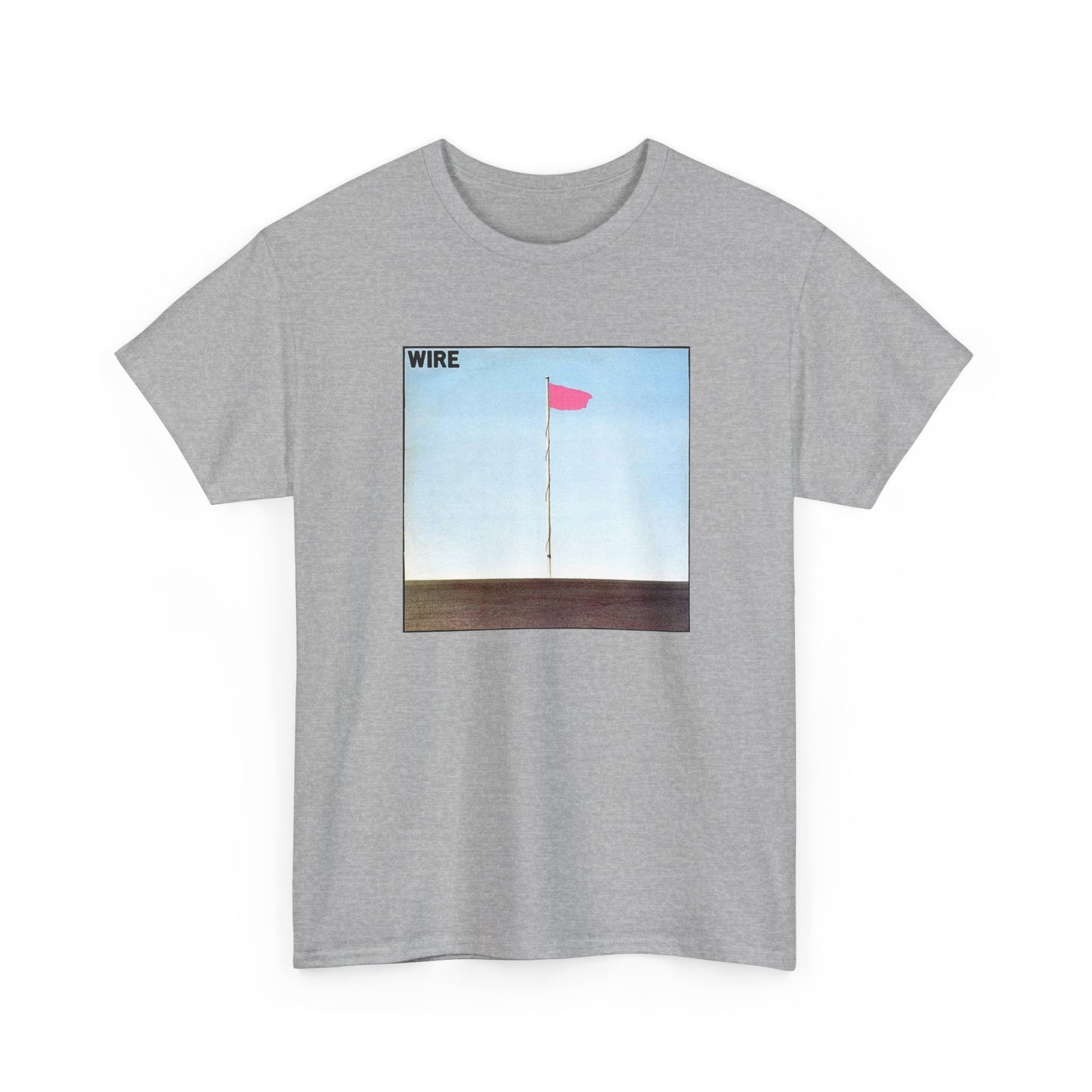 wire 1977 pink flag album cover tshirt