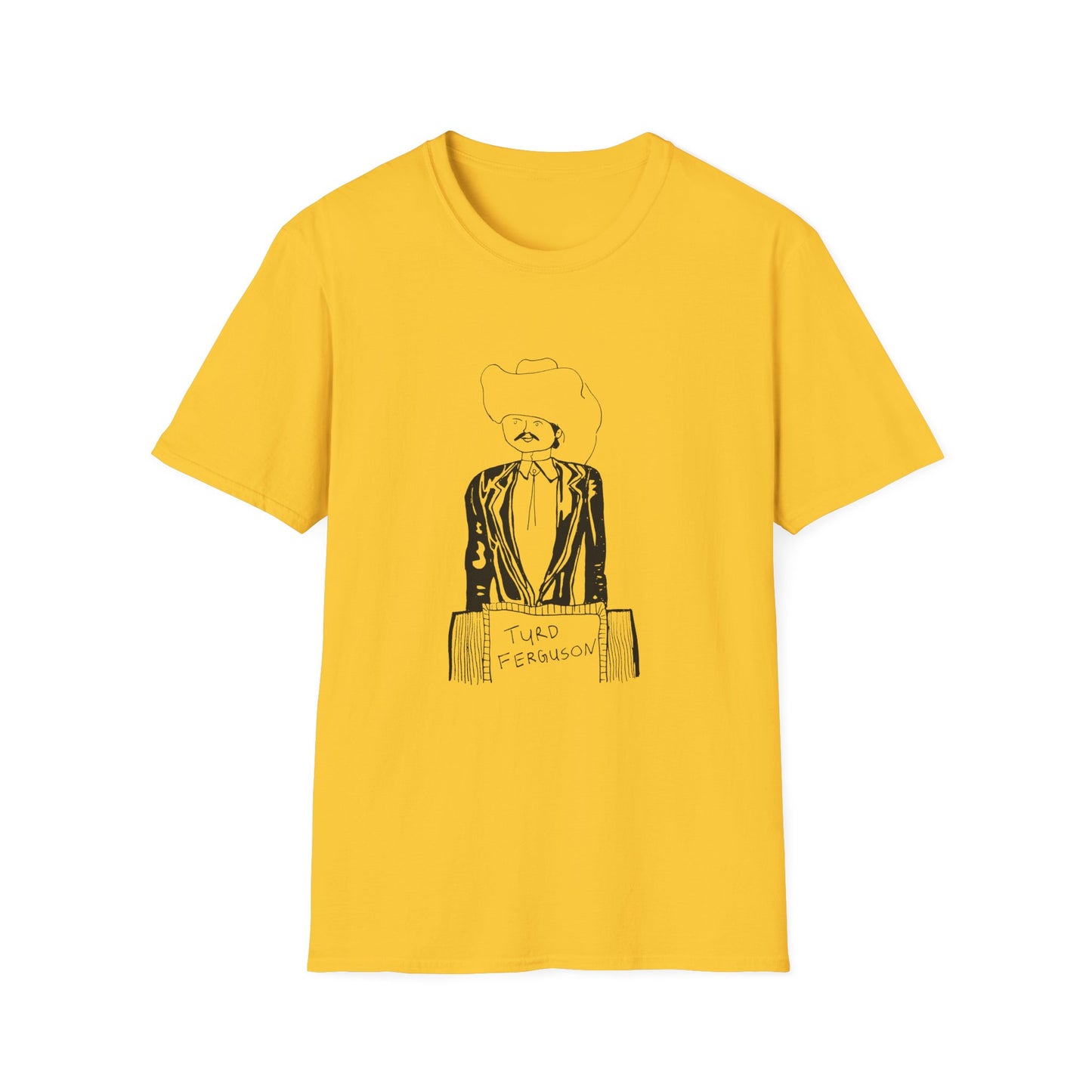 original drawing norm macdonald as turd ferguson on snl fan art tshirt