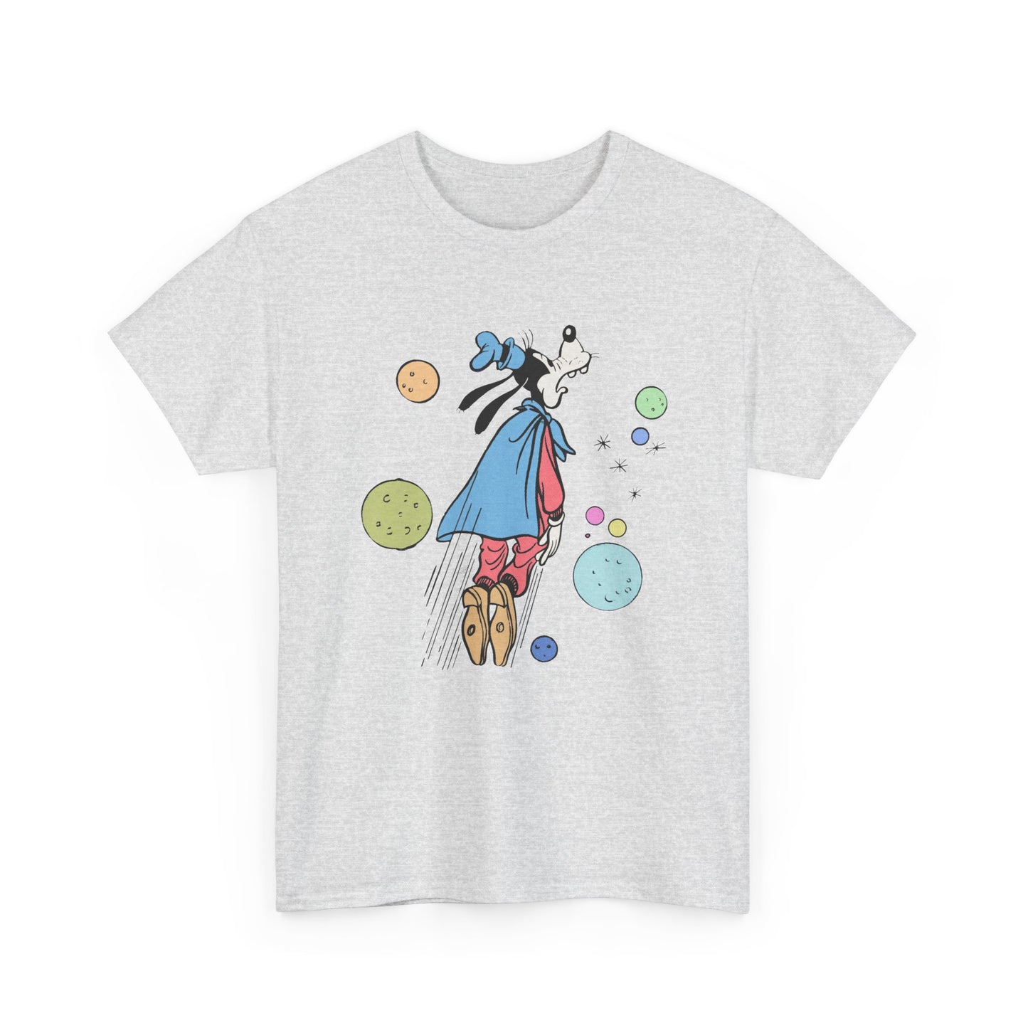 dog in space comic tshirt