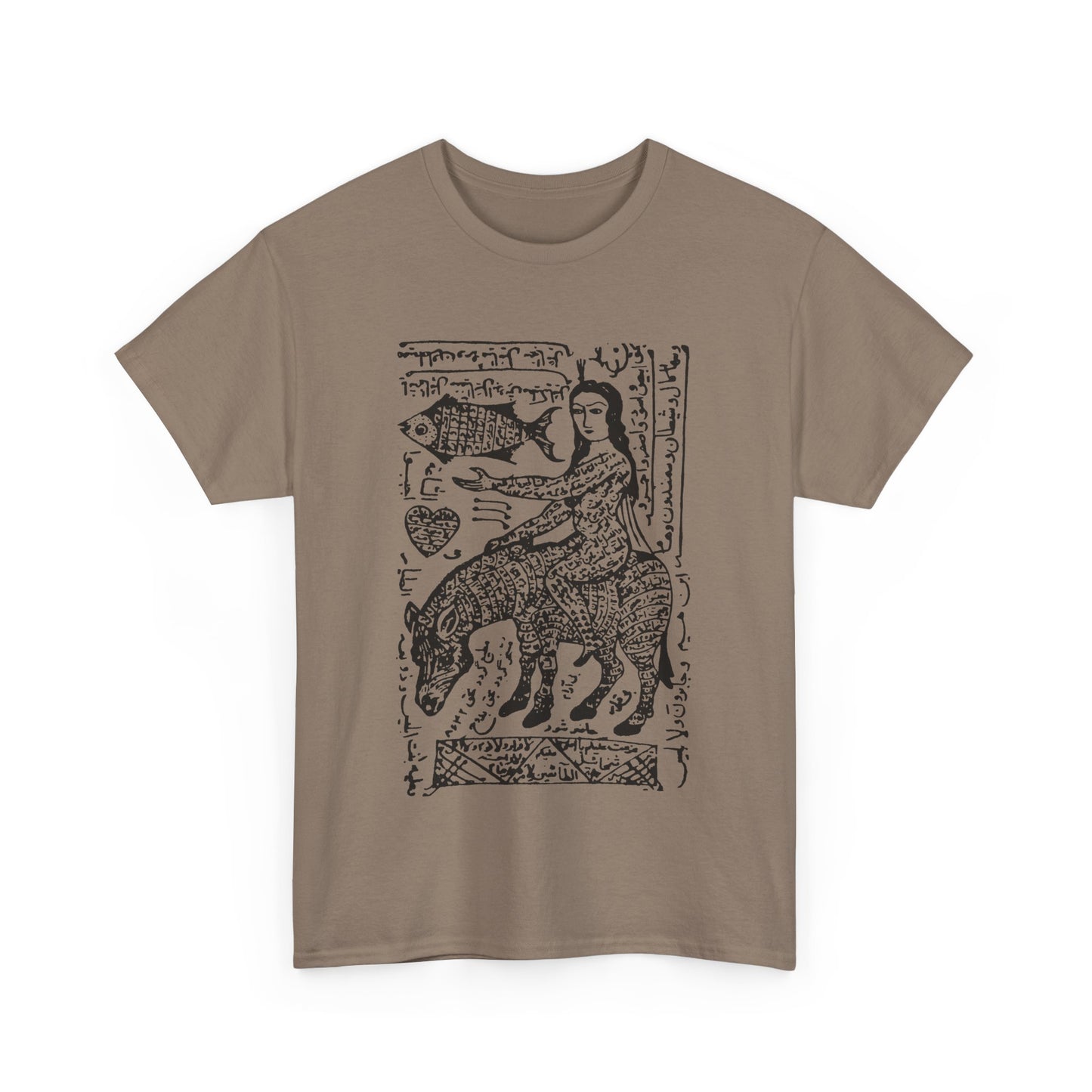 1800s persian witch talisman brass amulet love spell tshirt