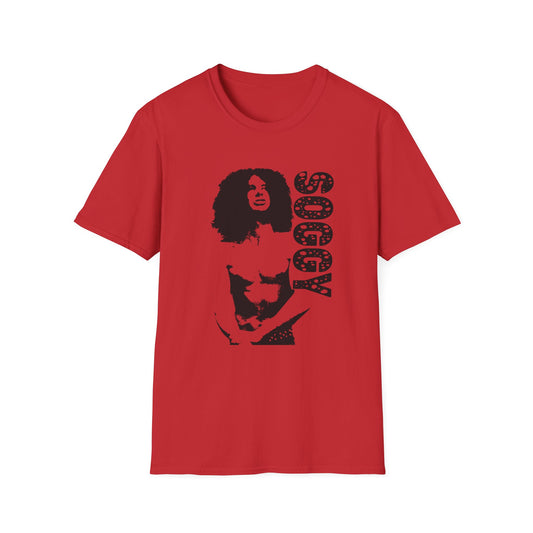 1980s french hard rock band soggy fan art tshirt