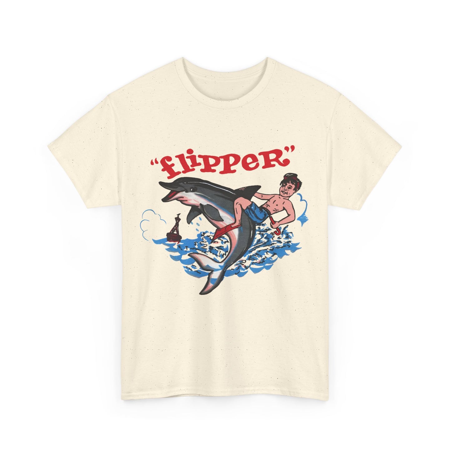 1960s miami seaquarium flipper the dolphin vintage reproduction tshirt