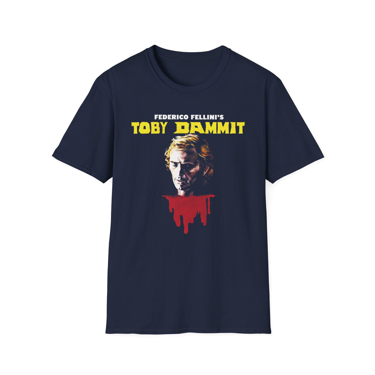 1968 toby dammit film poster tshirt