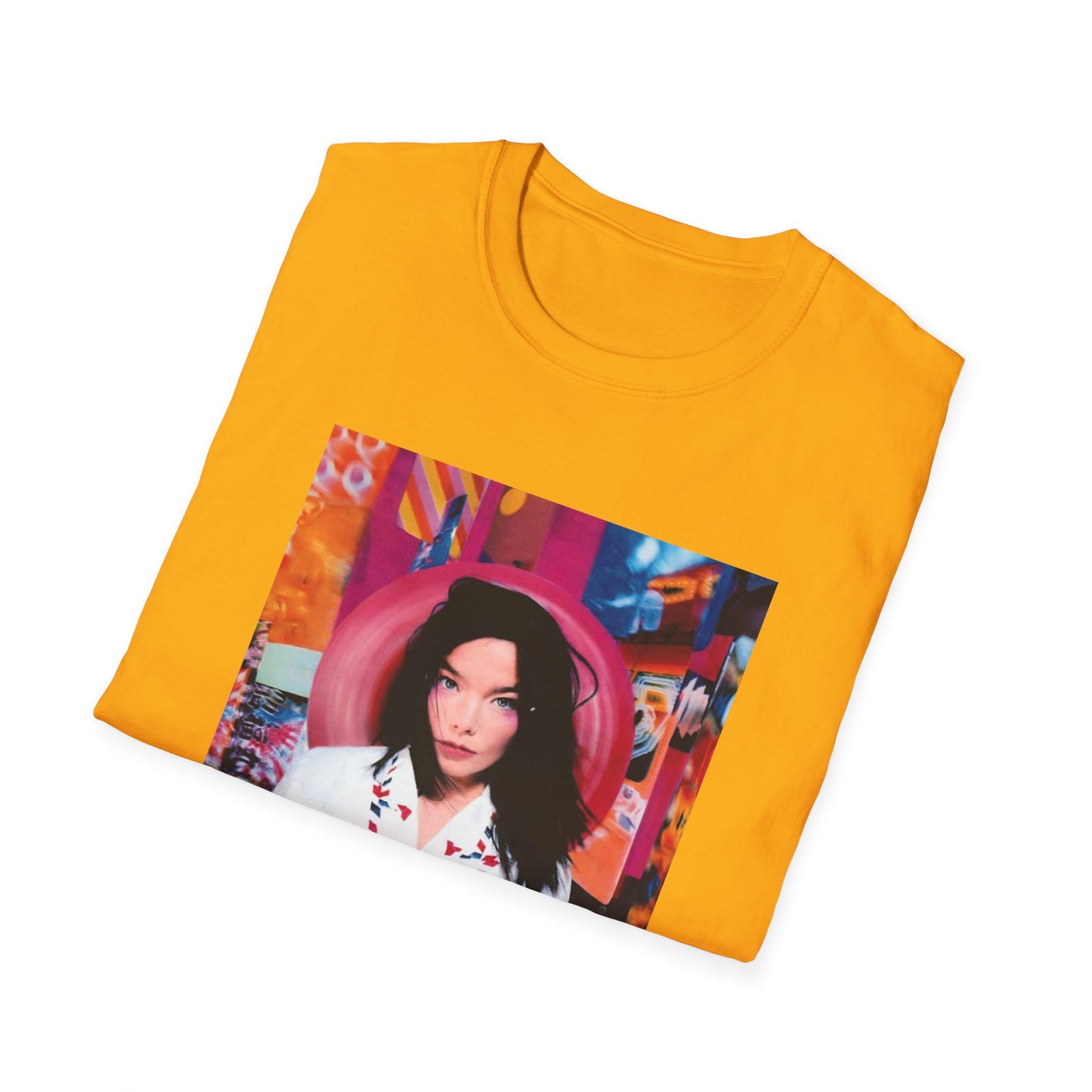 bjork 1995 post album tshirt
