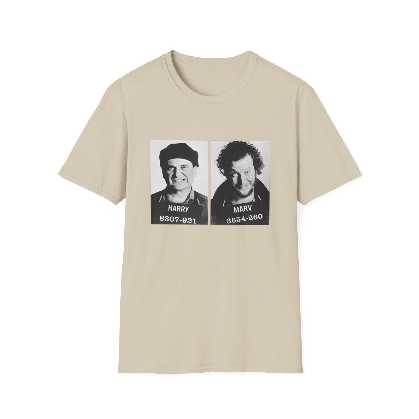 harry and marv mugshot christmas tshirt