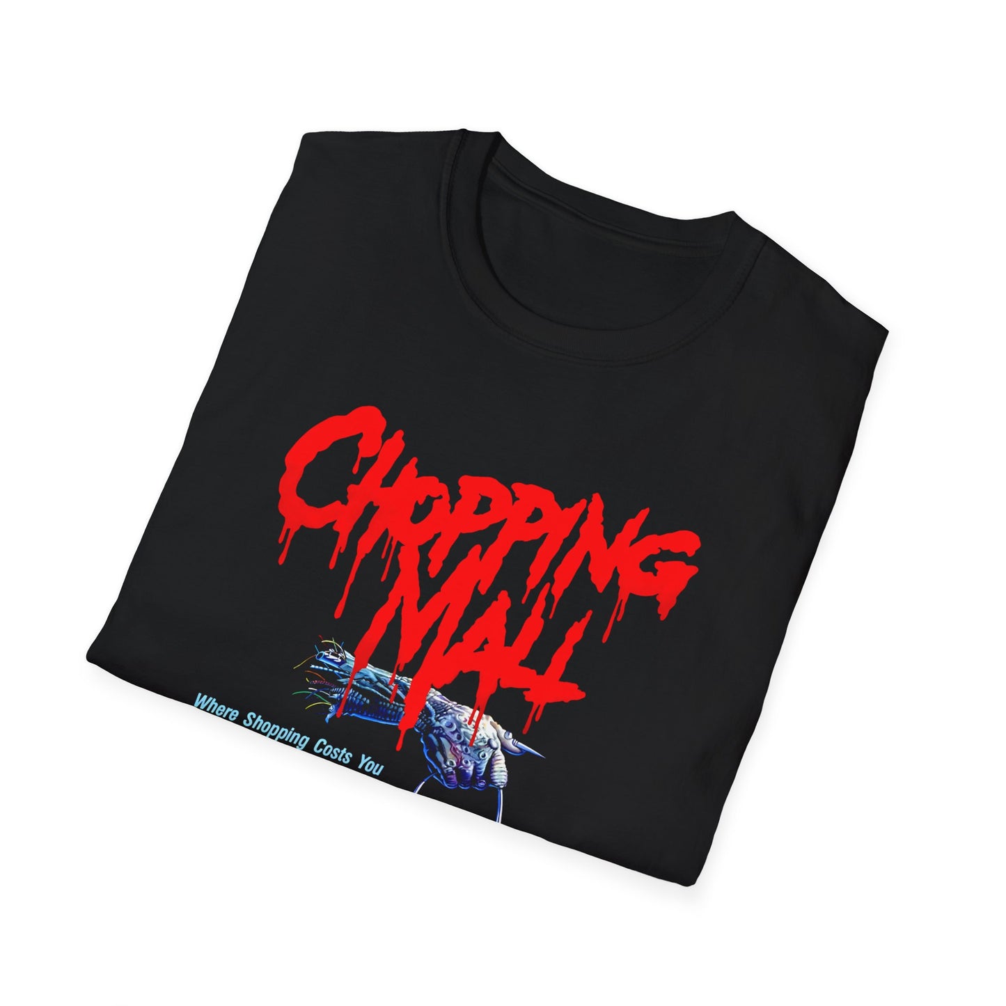 chopping mall 1986 poster coloured tshirt