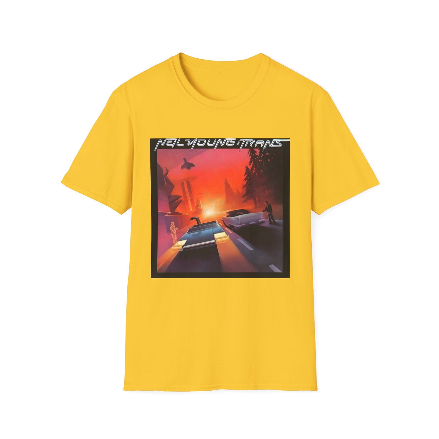 neil young 1983 trans album cover tshirt