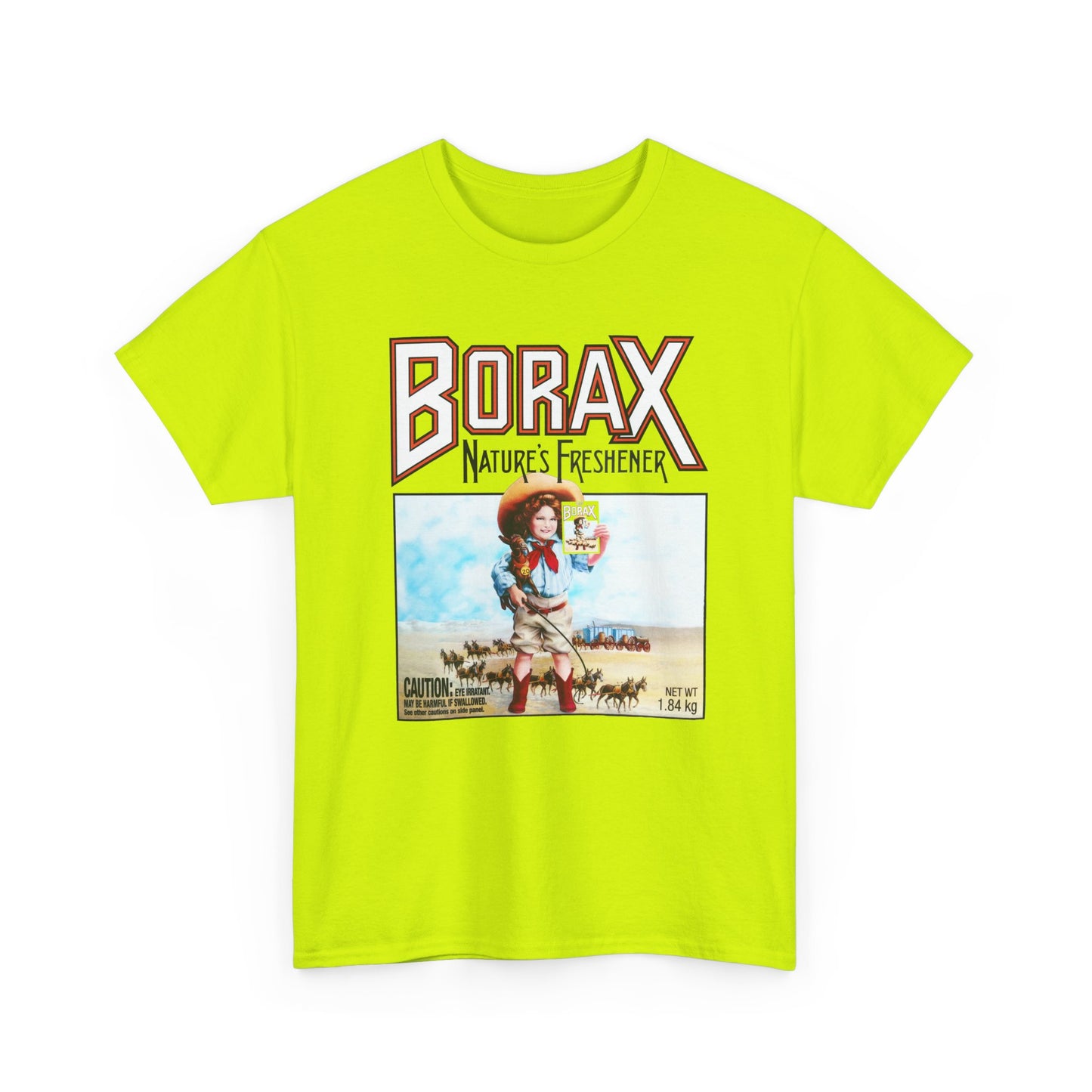 borax nature''s freshener 20 mule team detergent classic logo tshirt