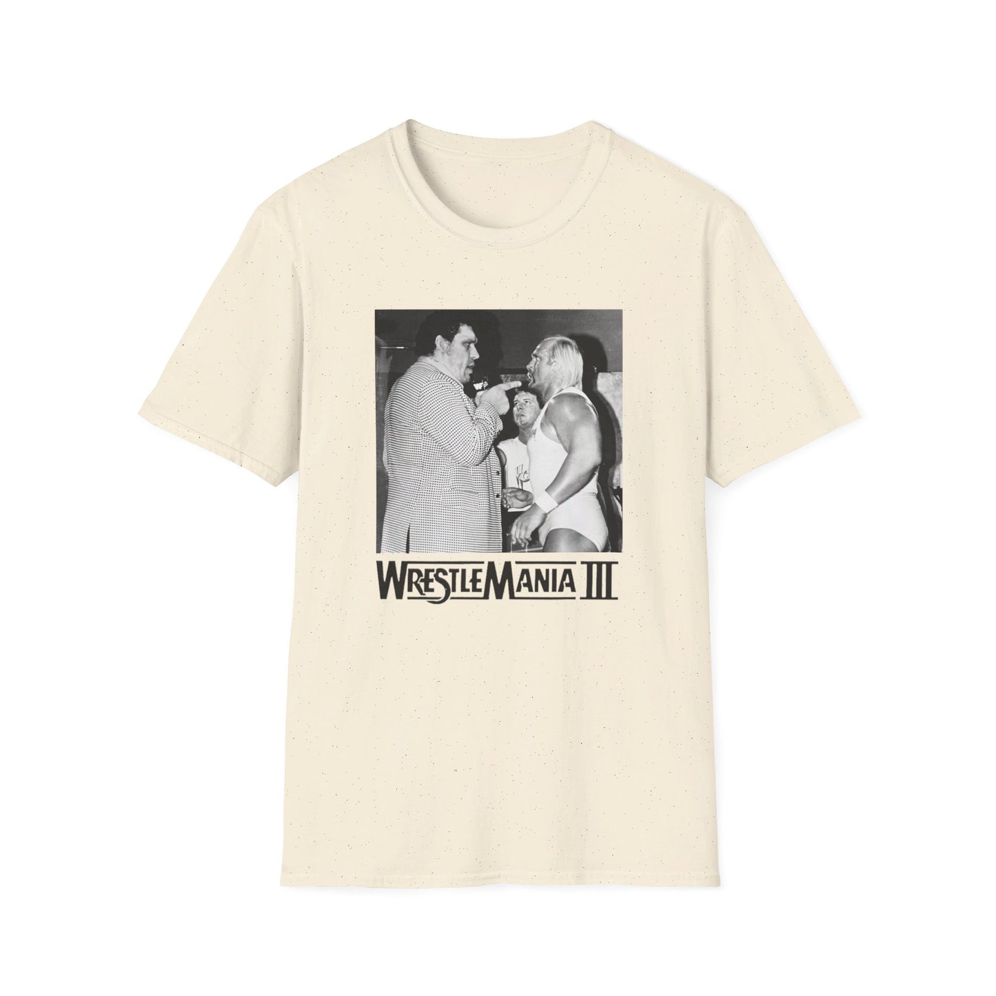 wrestlemania iii hulk v. andre the giant photo tshirt