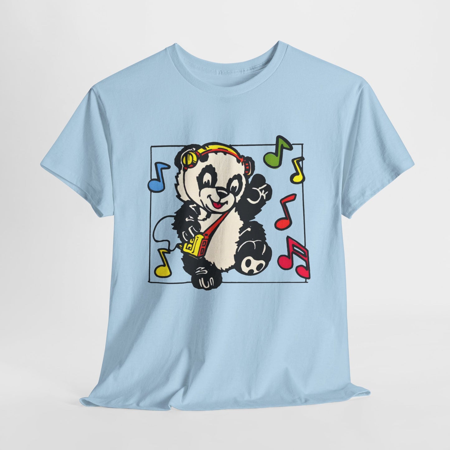 vintage 1980s dancing panda graphic reproduction tshirt