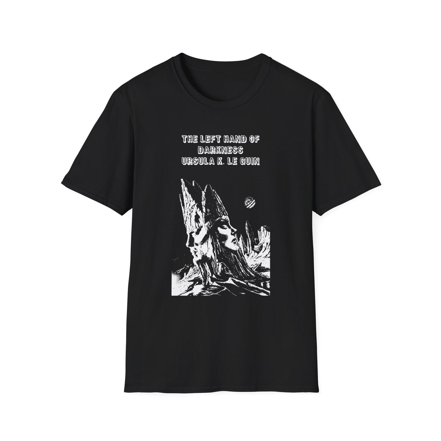 ursula k le guin the left hand of darkness book cover tshirt