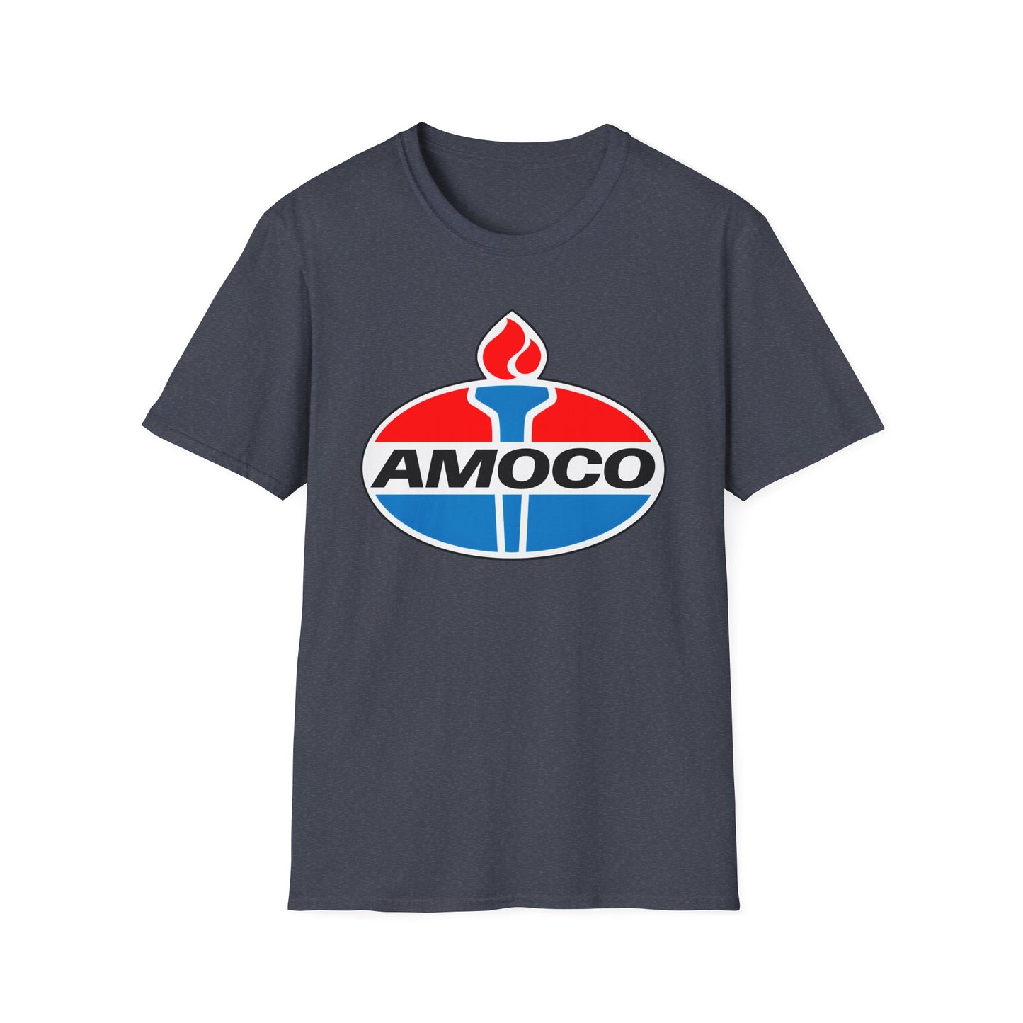amoco oil company logo tshirt