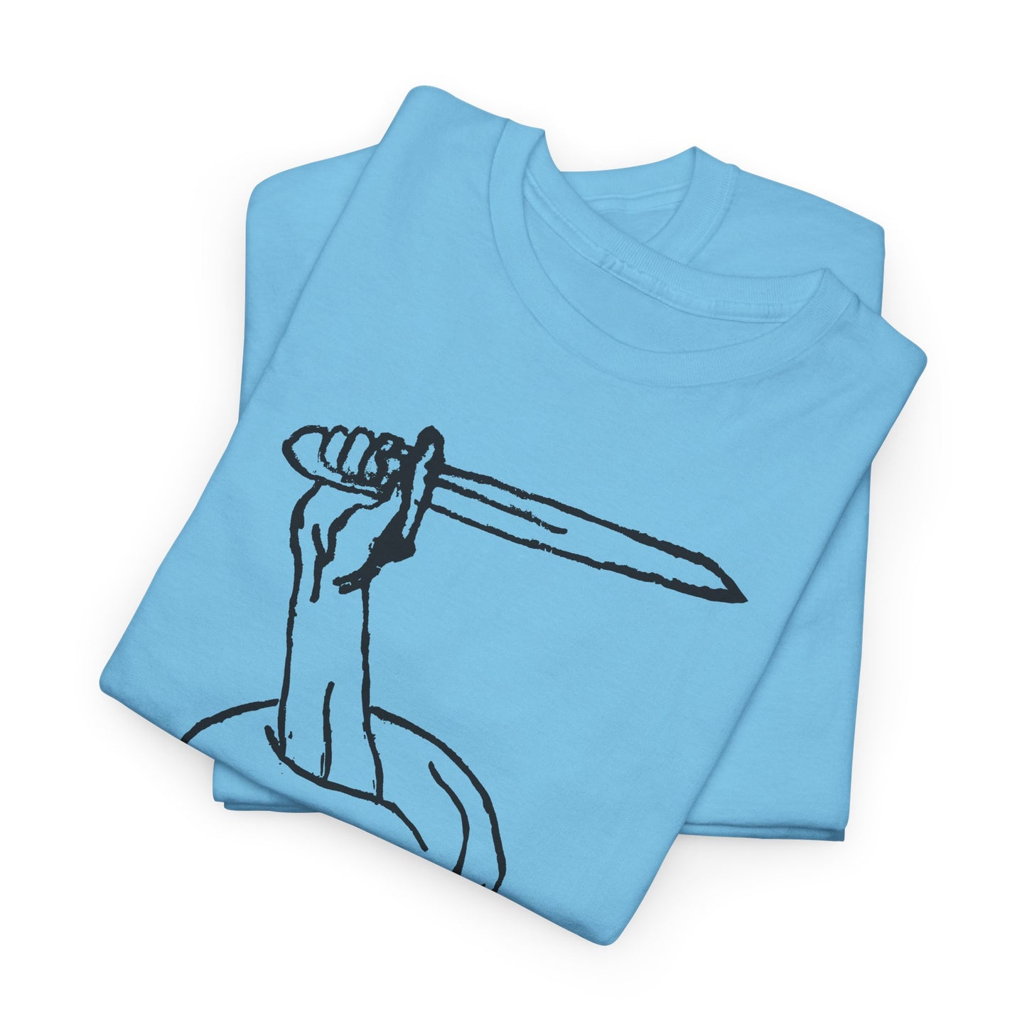 vintage tattoo art arm coming out of skull with sword tshirt