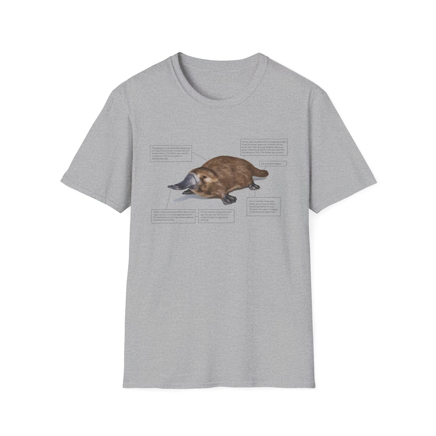 pleasant platypus facts tshirt