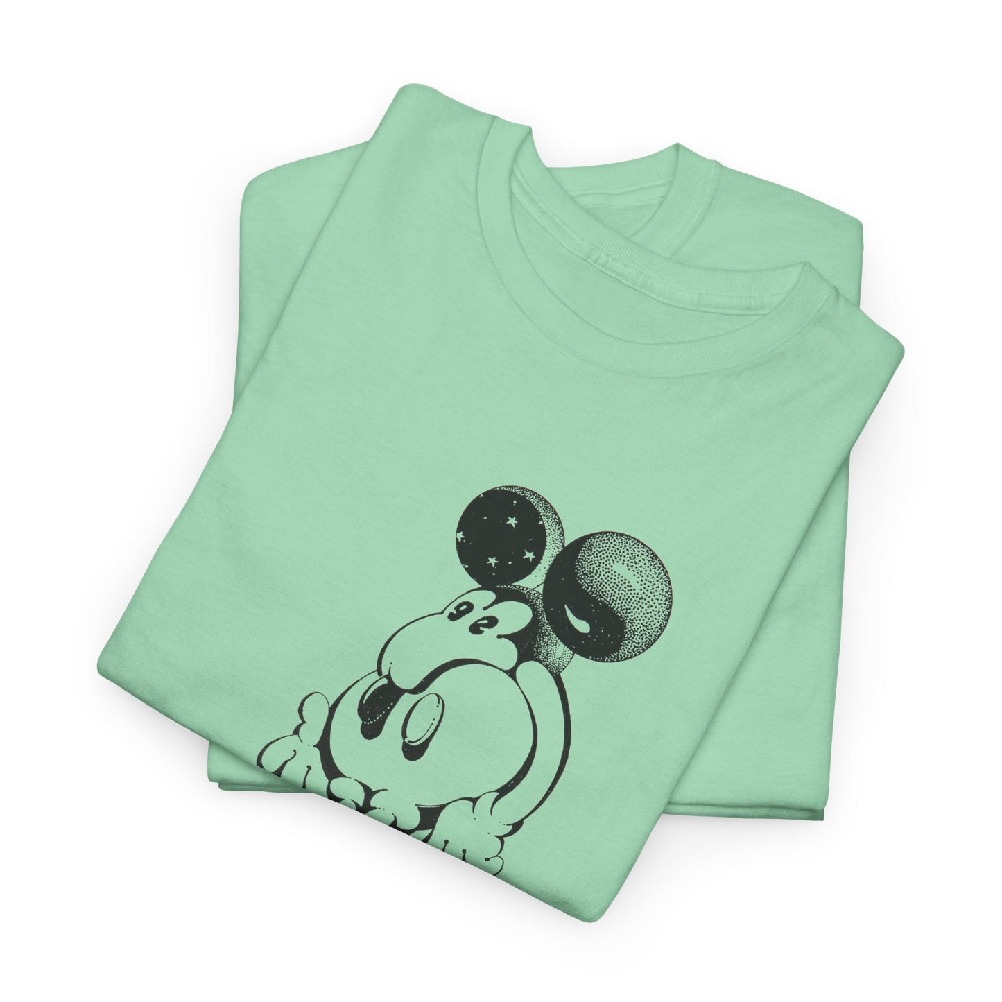 1968 illustration victor moscoso's cosmic mickey tshirt