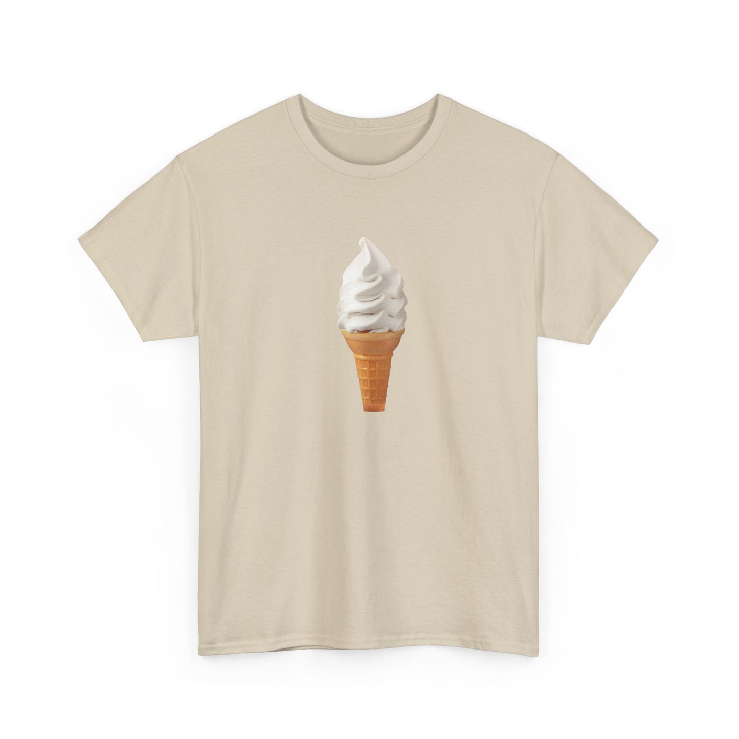 soft vanilla ice cream cone tshirt