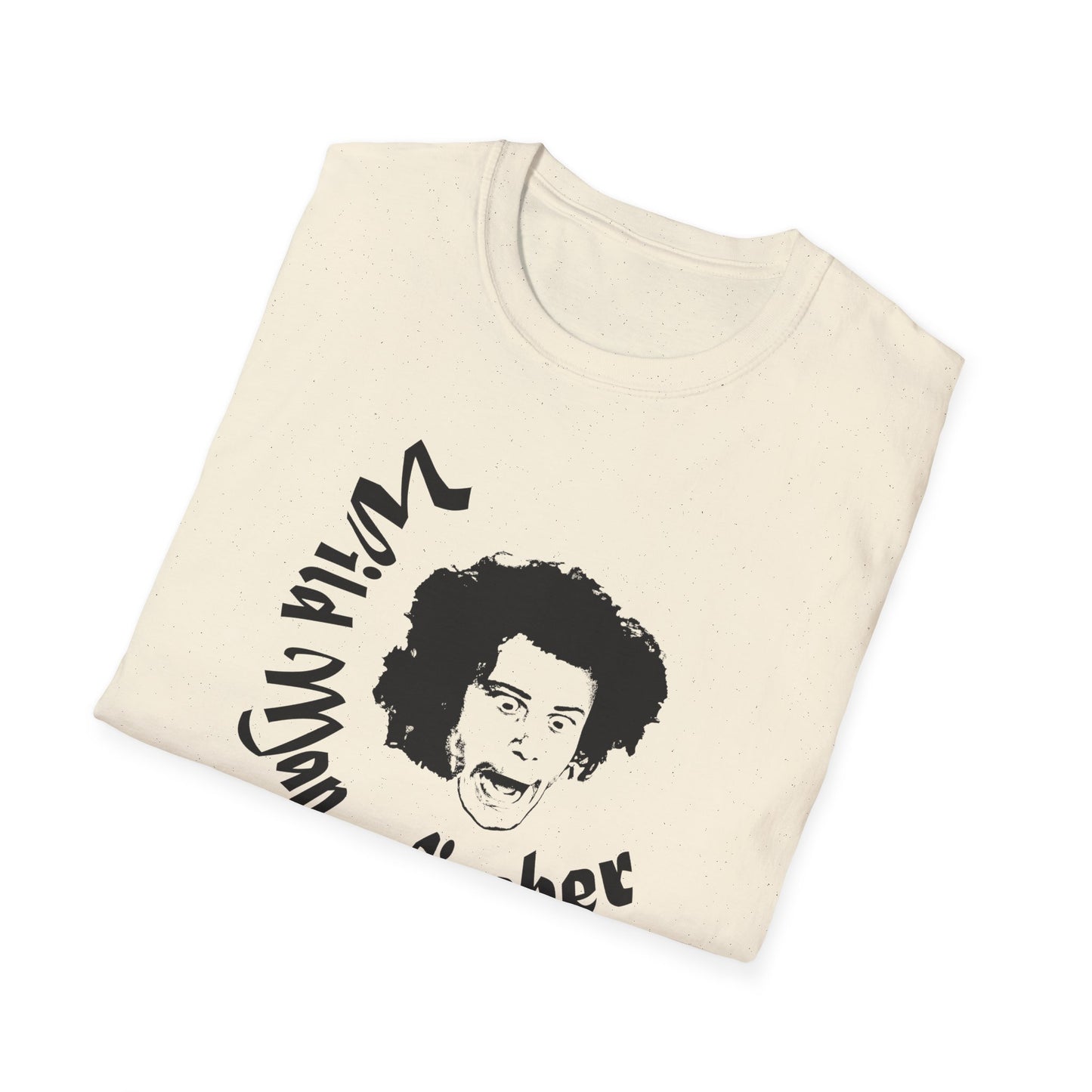 wild man fischer black stencil tshirt