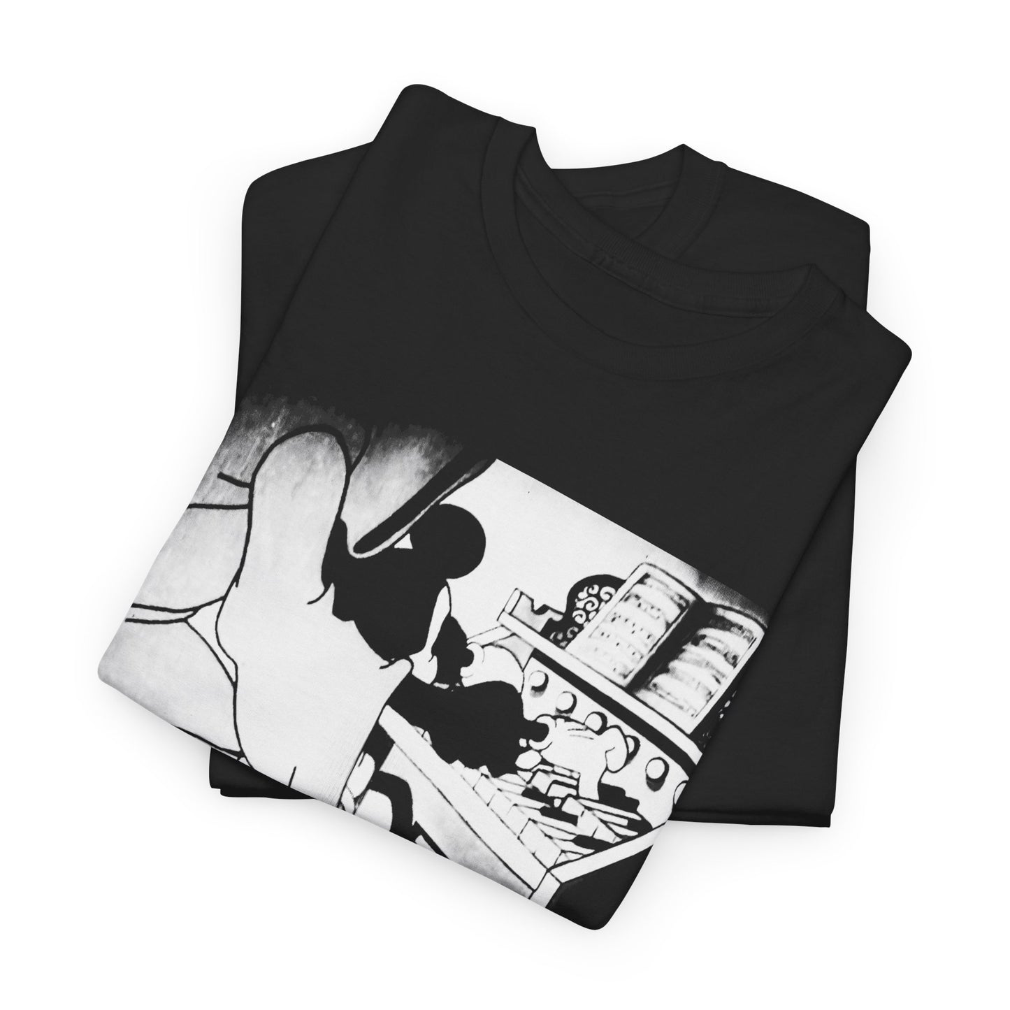1929 mickey mouse the haunted house grim reaper play! tshirt