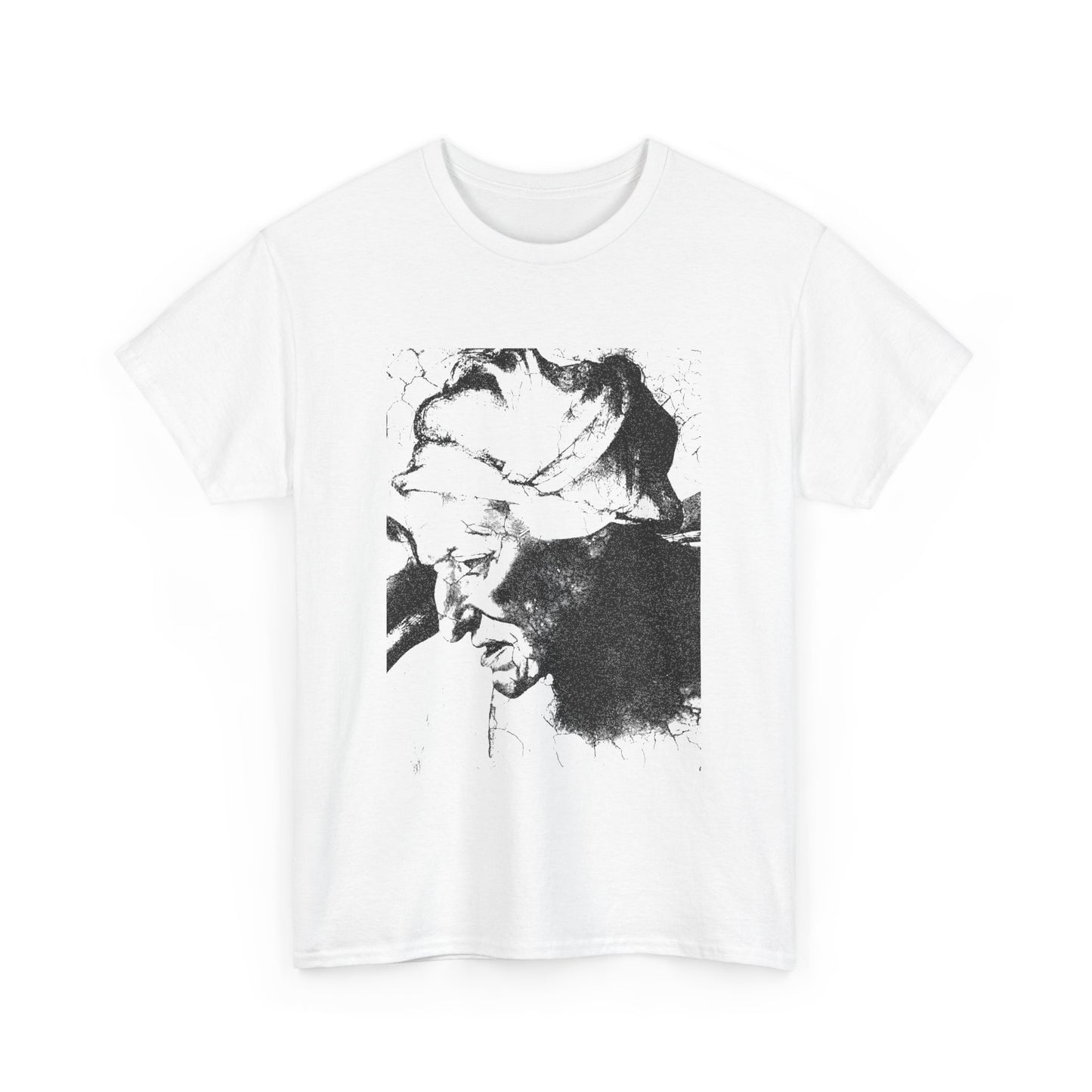 1510 sibilla cumana by buonarroti michelangelo close up of woman's face reproduction tshirt