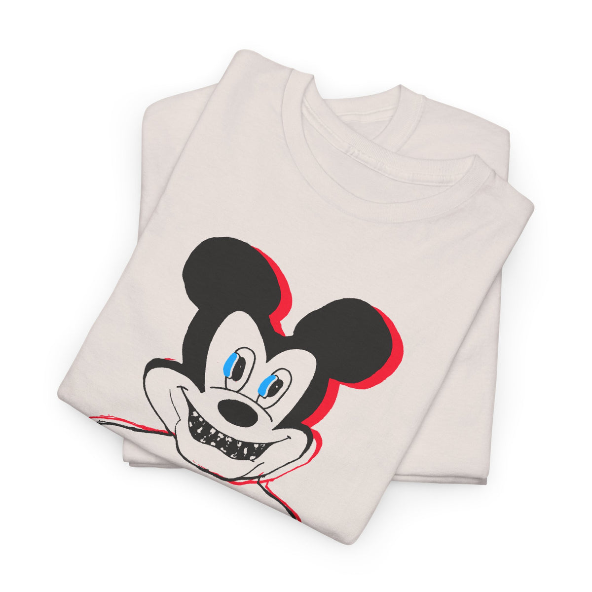1960s british underground magazine peace sign mouse fan art edit with color tshirt