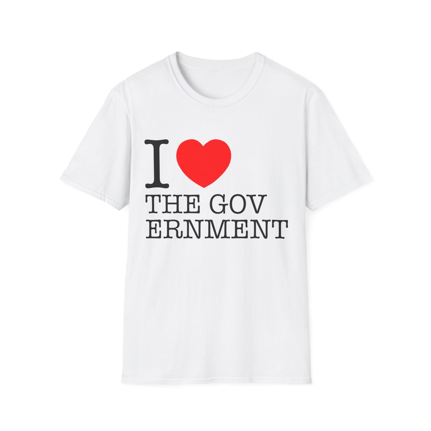 i heart the government tshirt