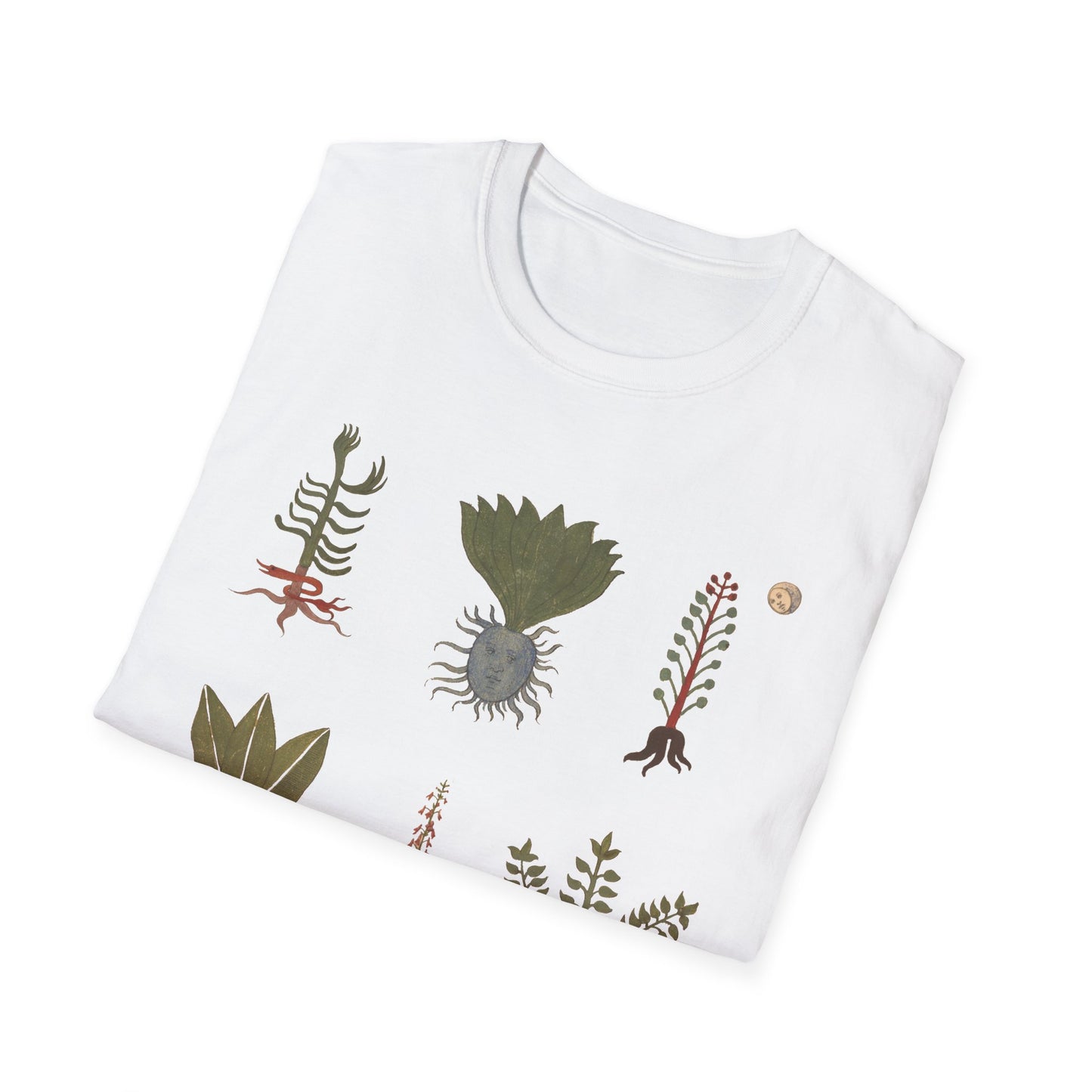 plants with human features images from the erbario 15th-century herbal illustration guide from northern italy tshirt