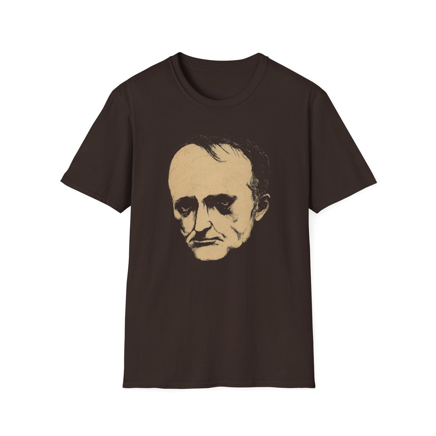 baudelaire's head tshirt