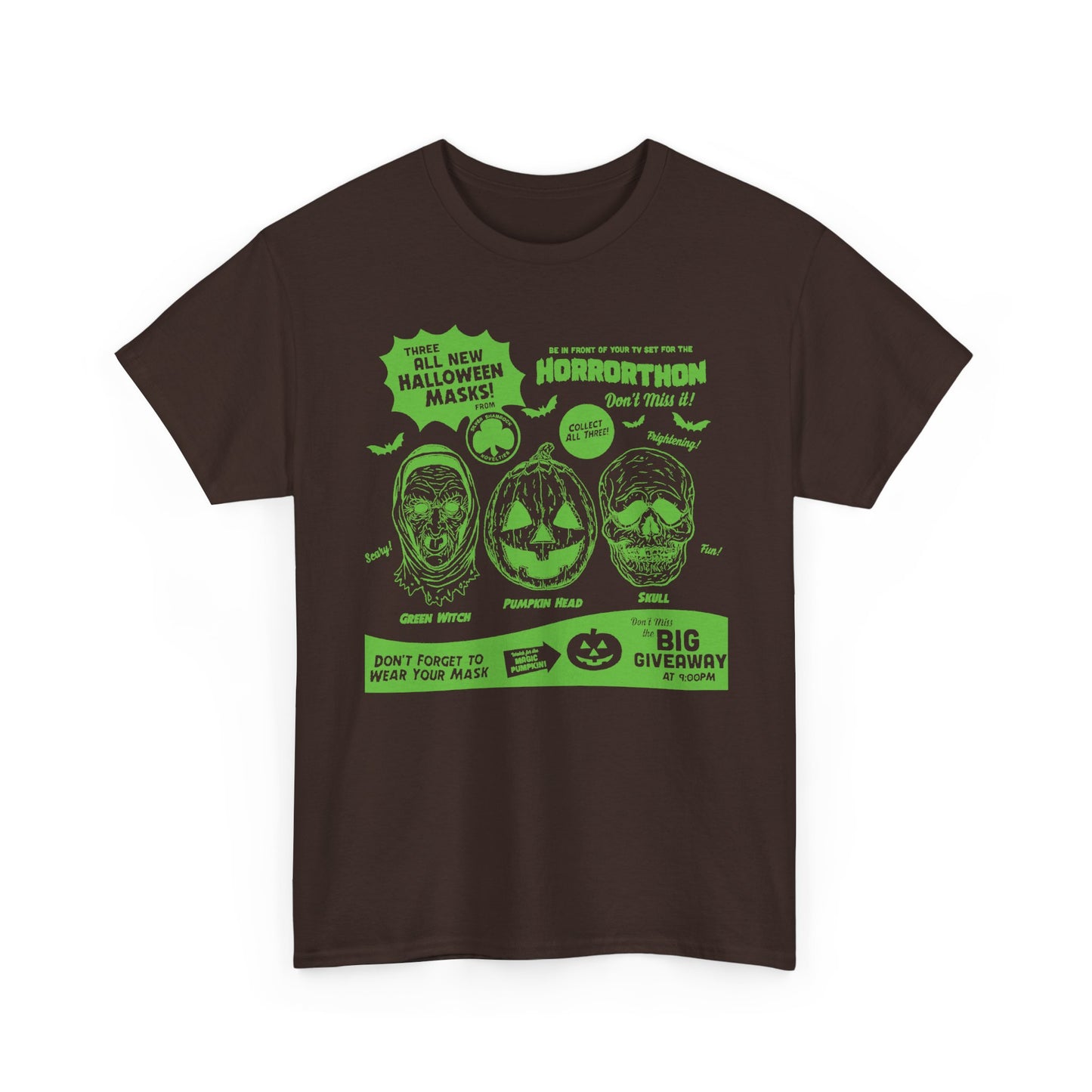 halloween 3 tv guide ad graphic 2 in green tshirt