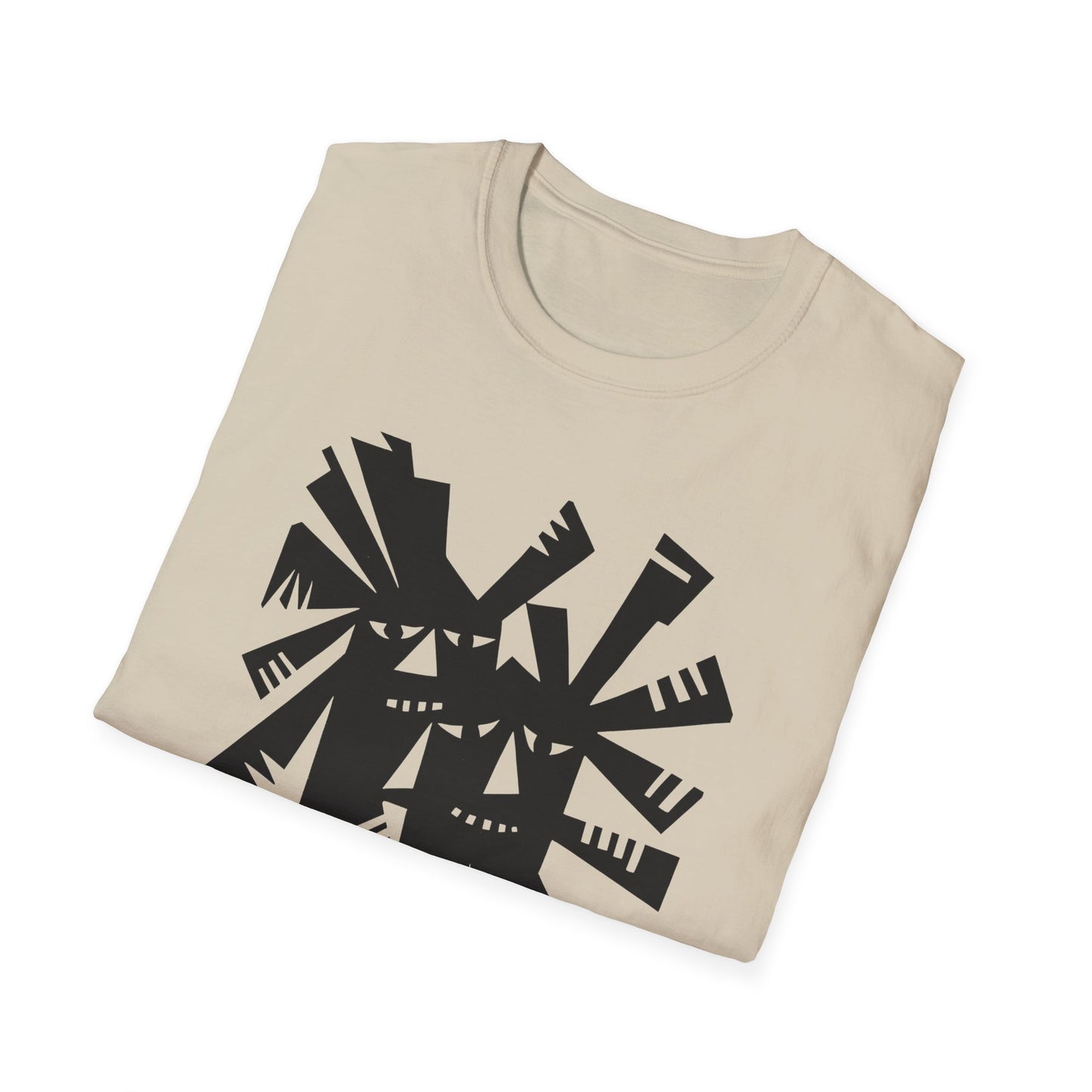 1966 don quixote windmill illustration by tadeusz michaluk tshirt