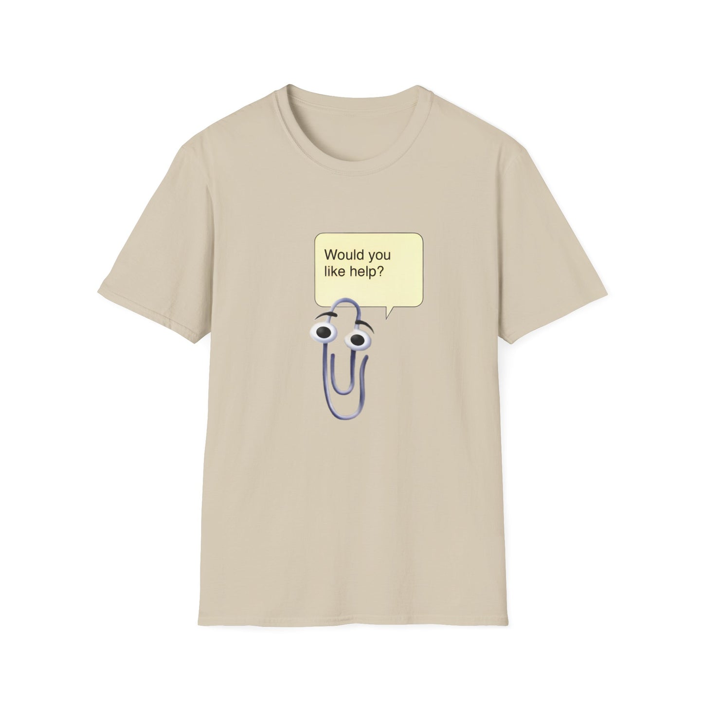 clippy tshirt "would you like help?" tshirt