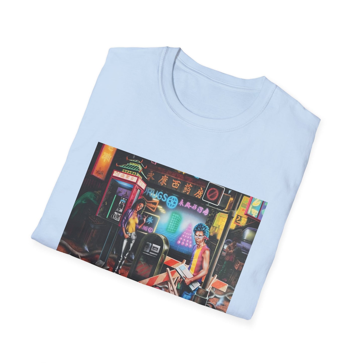 1984 william gibson book neuromancer barclay dust jacket tshirt