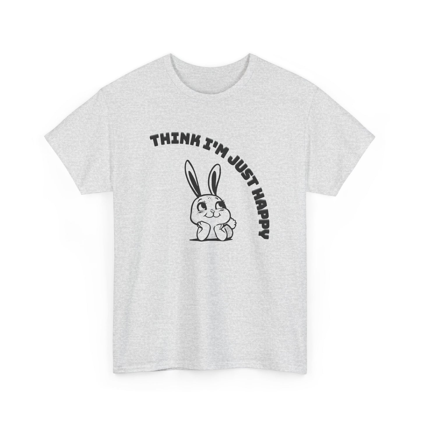 think I'm just happy nirvana song lyrics with bunny tshirt